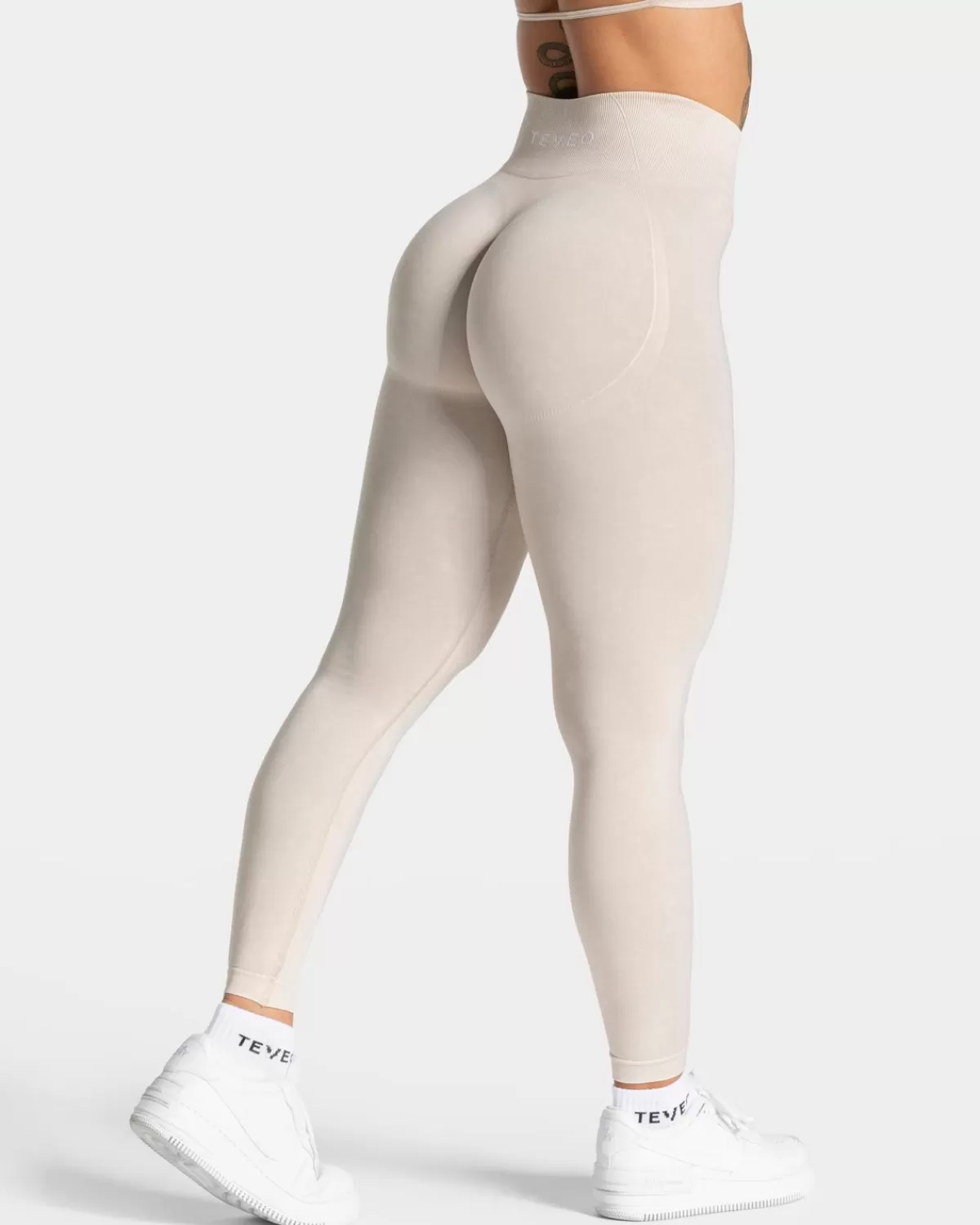 TEVEO Acid Covert Scrunch Leggings "Sand" Fashion