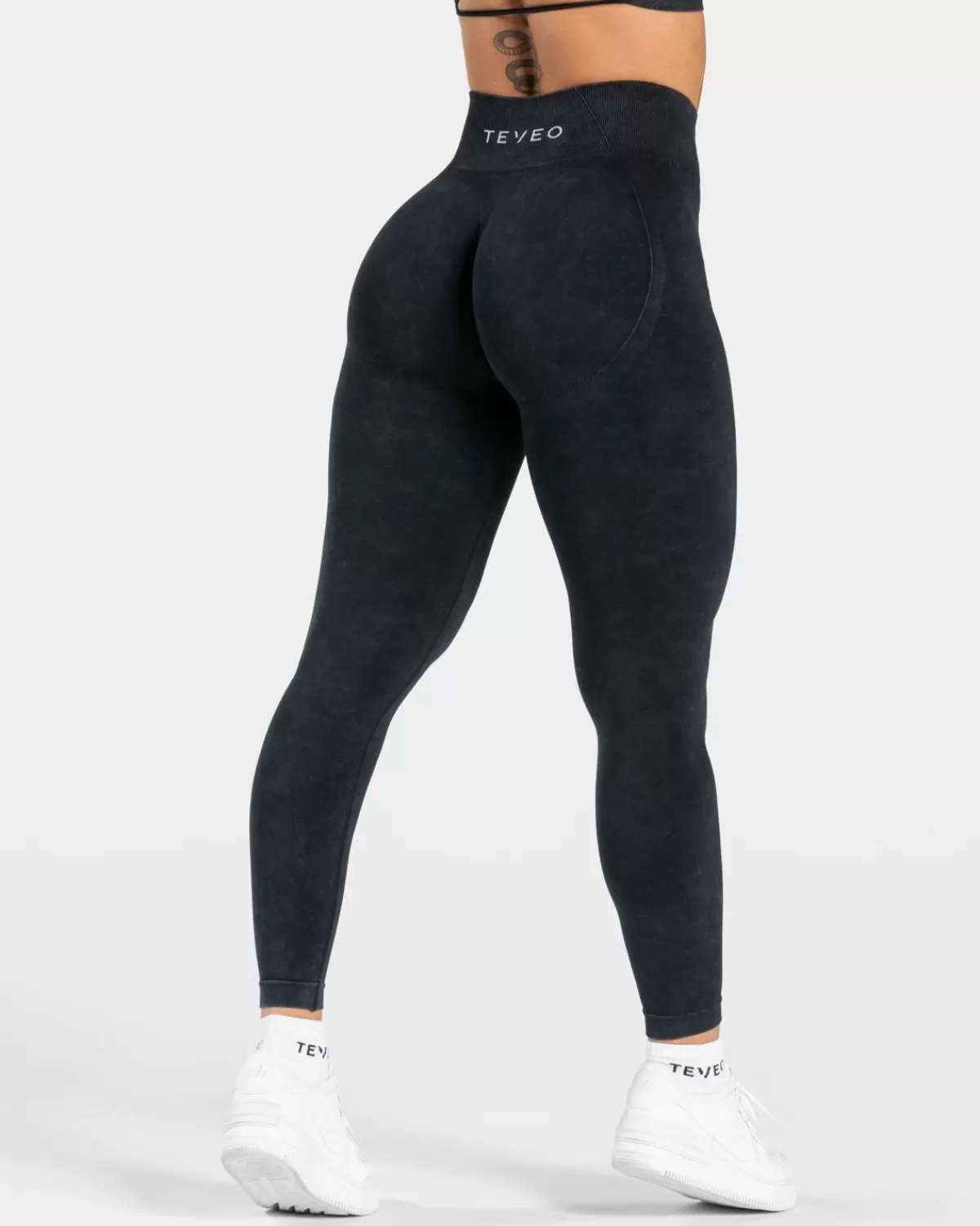 TEVEO Acid Covert Scrunch Leggings "Schwarz" Cheap