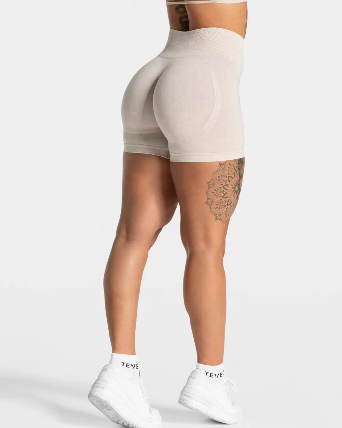 TEVEO Acid Covert Scrunch Short "Sand" Fashion