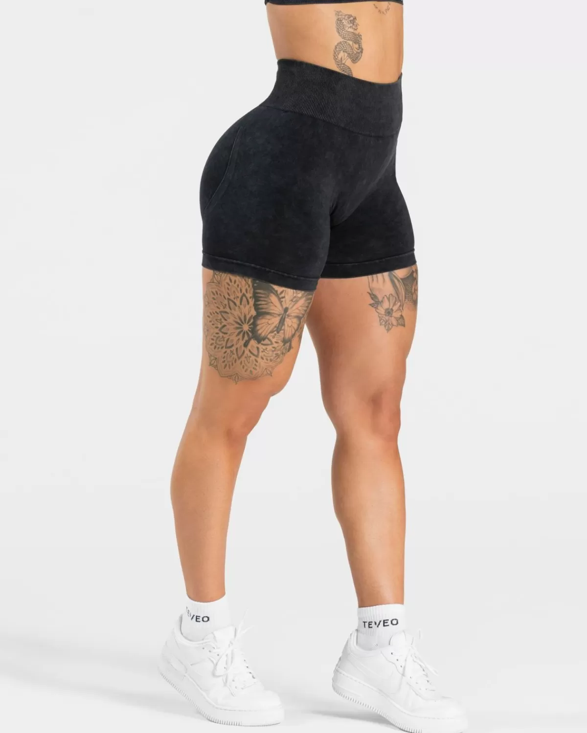 TEVEO Acid Covert Scrunch Short "Schwarz" Best