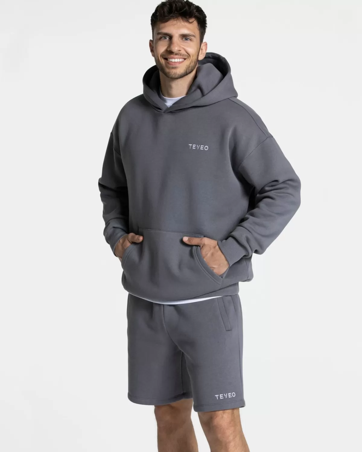 TEVEO Arrival Hoodie "Graphit" New