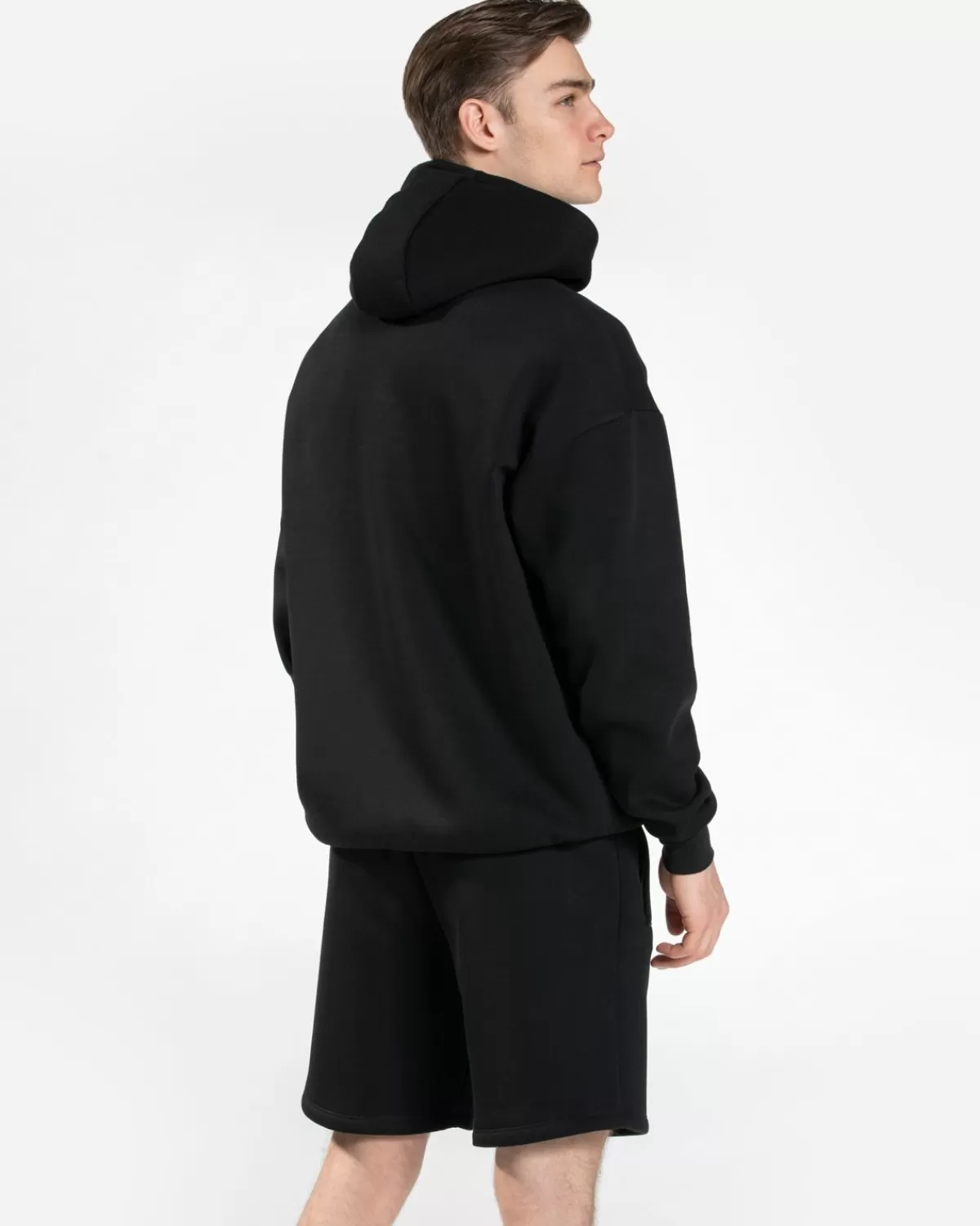TEVEO Arrival Oversized Zip Hoodie "Schwarz" Cheap