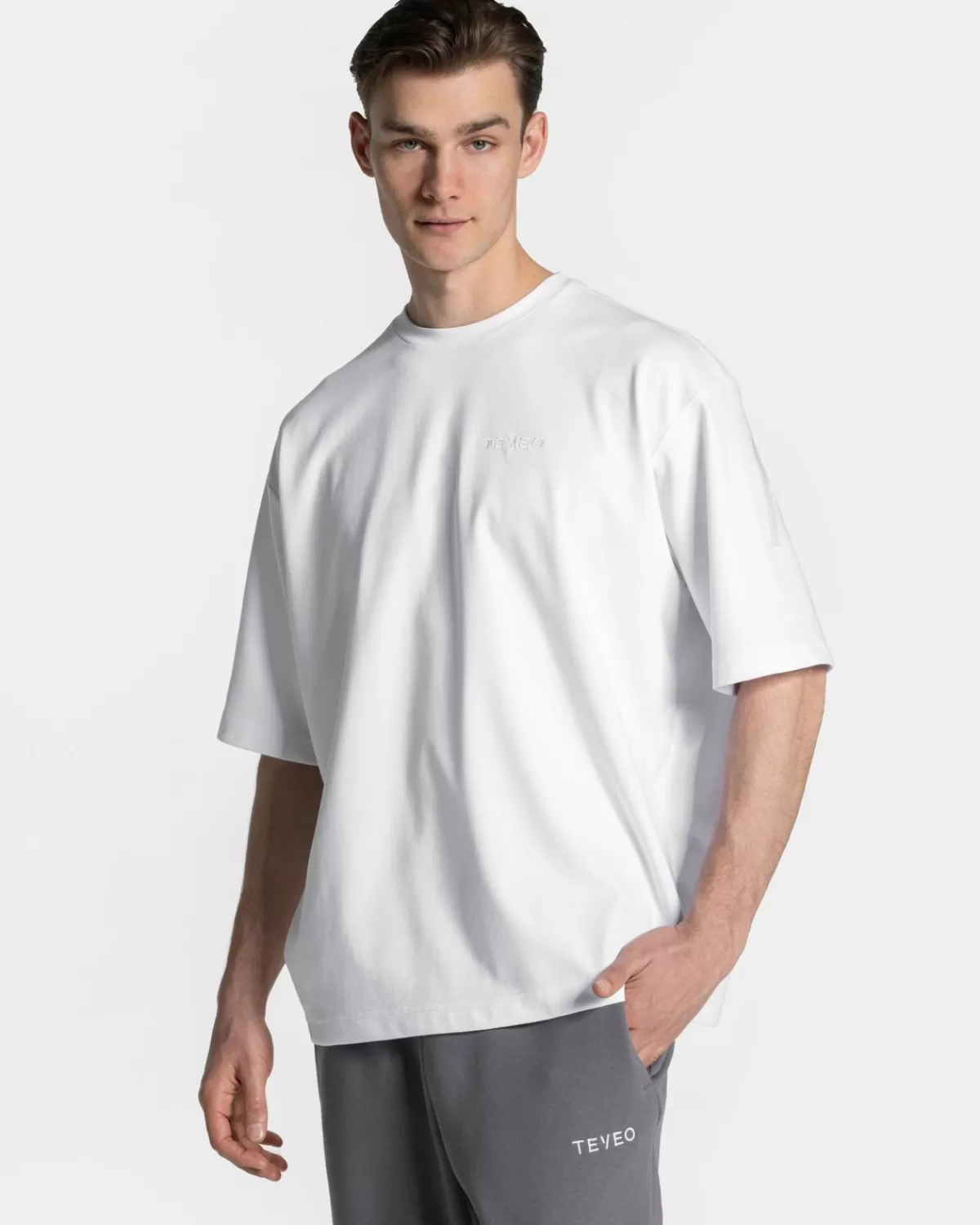 TEVEO Arrival Signature T-Shirt "Weis" Fashion