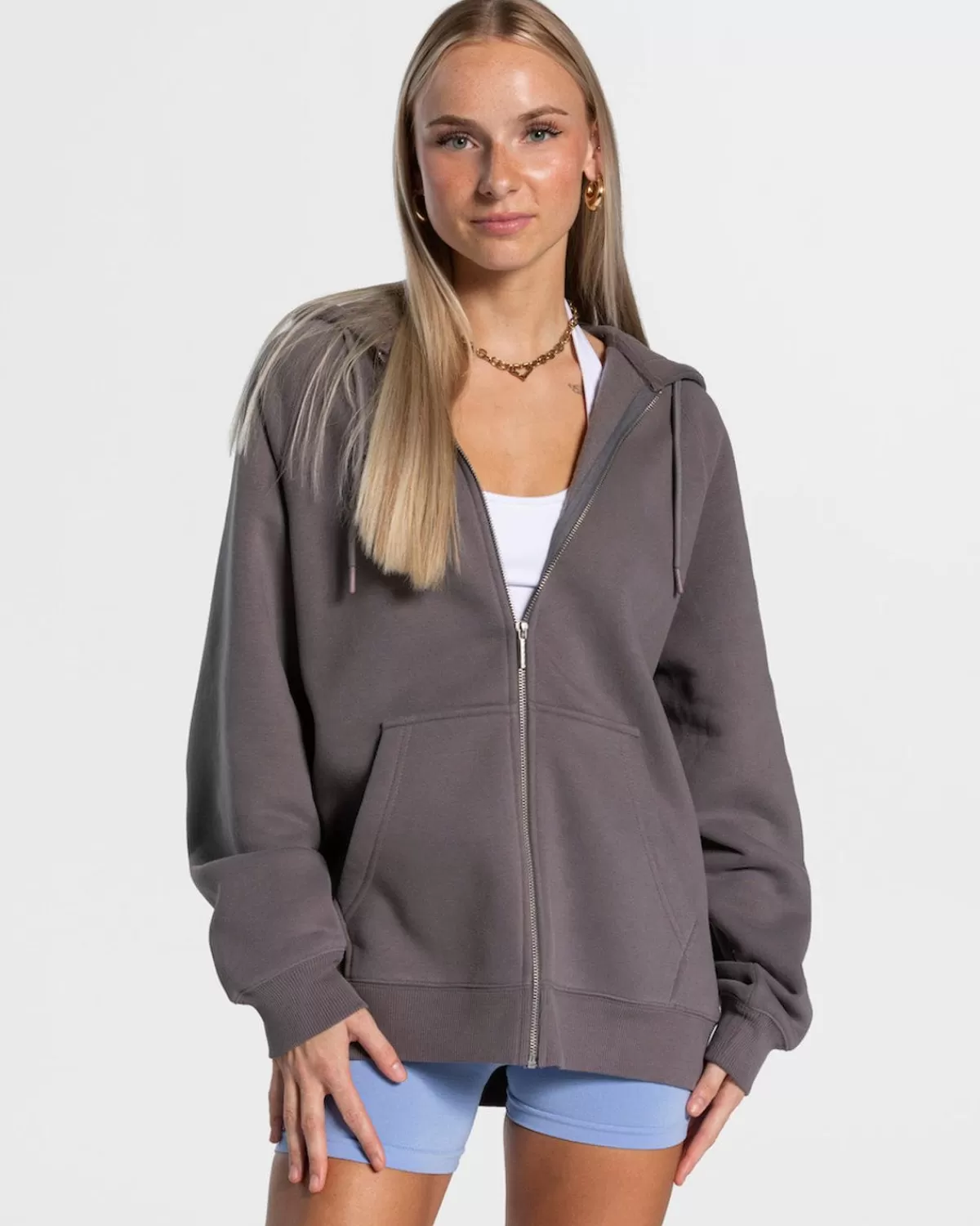 TEVEO Candy Oversized Jacke "Graphit" New