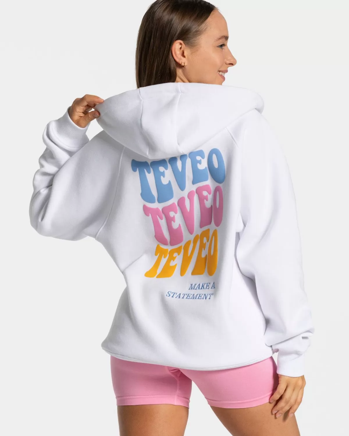 TEVEO Candy Oversized Jacke "Weis" Best Sale