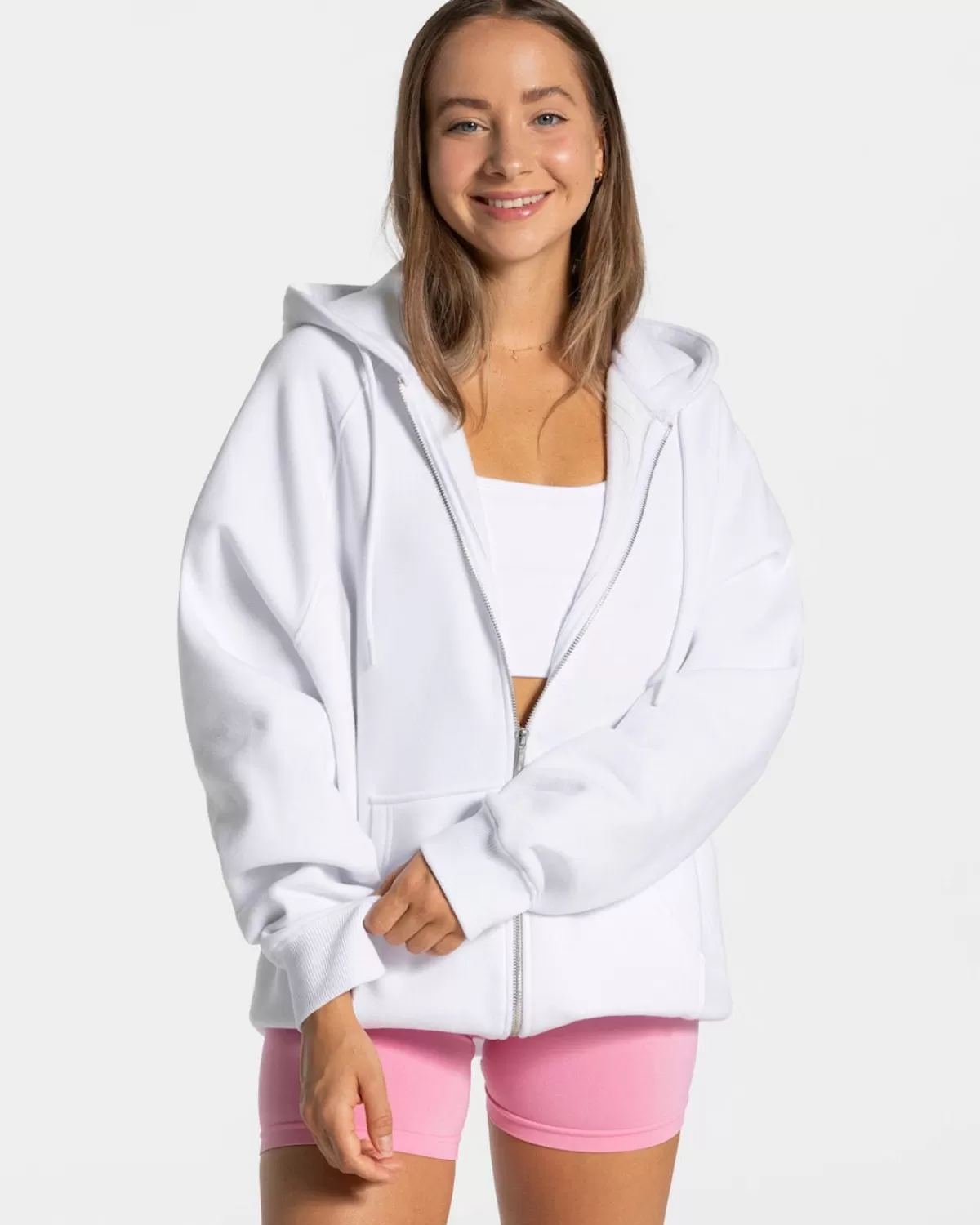 TEVEO Candy Oversized Jacke "Weis" Best Sale