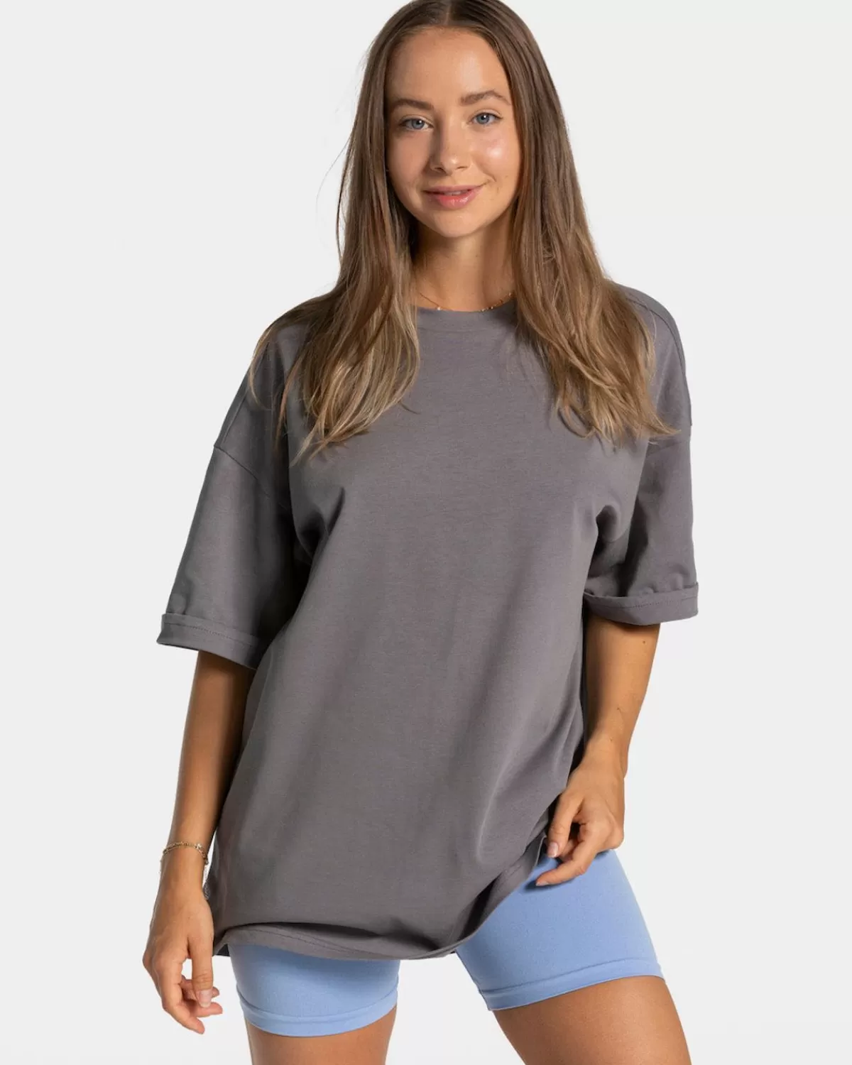 TEVEO Candy Oversized T-Shirt "Graphit" Discount