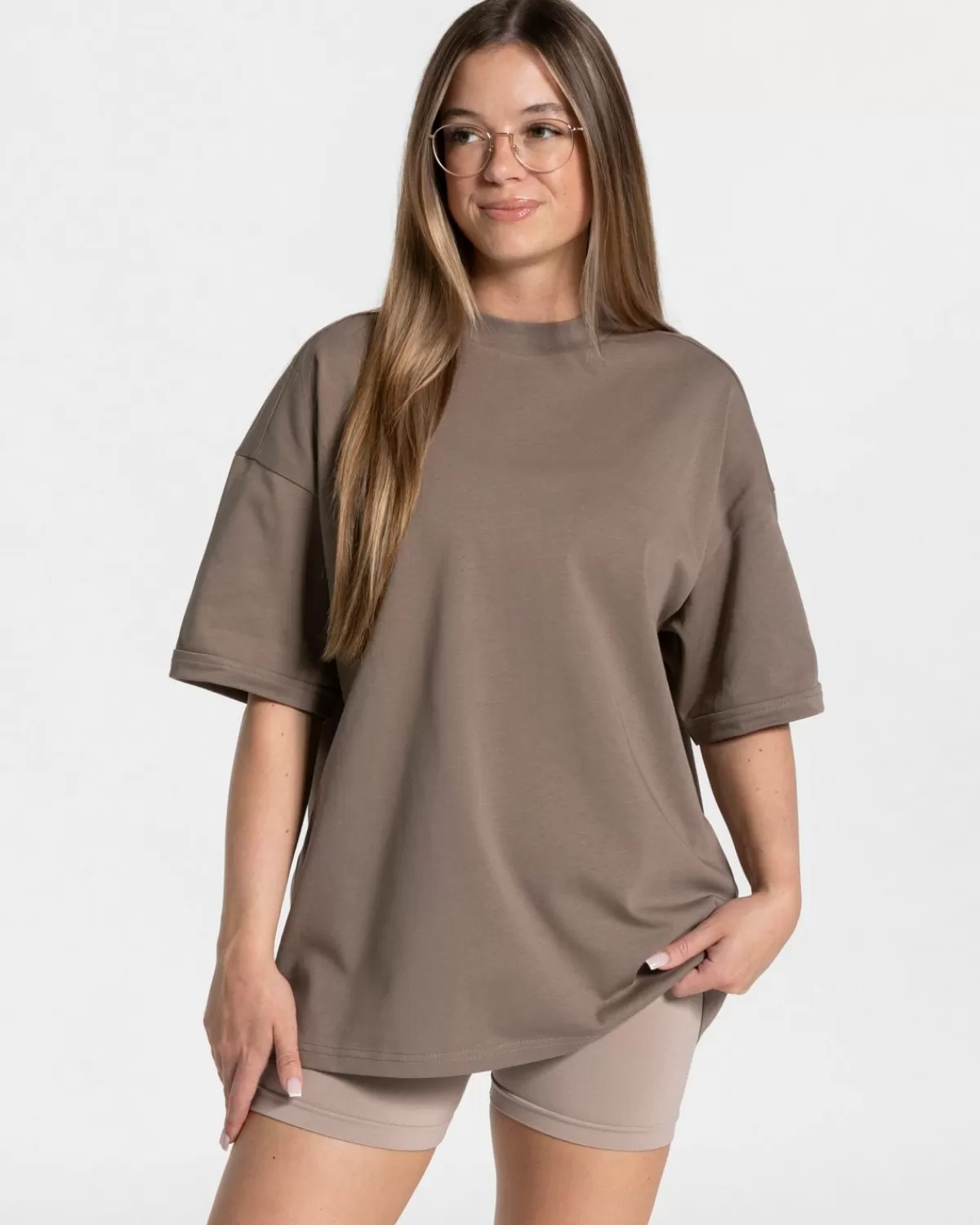 TEVEO Candy Oversized T-Shirt "Mokka" Hot