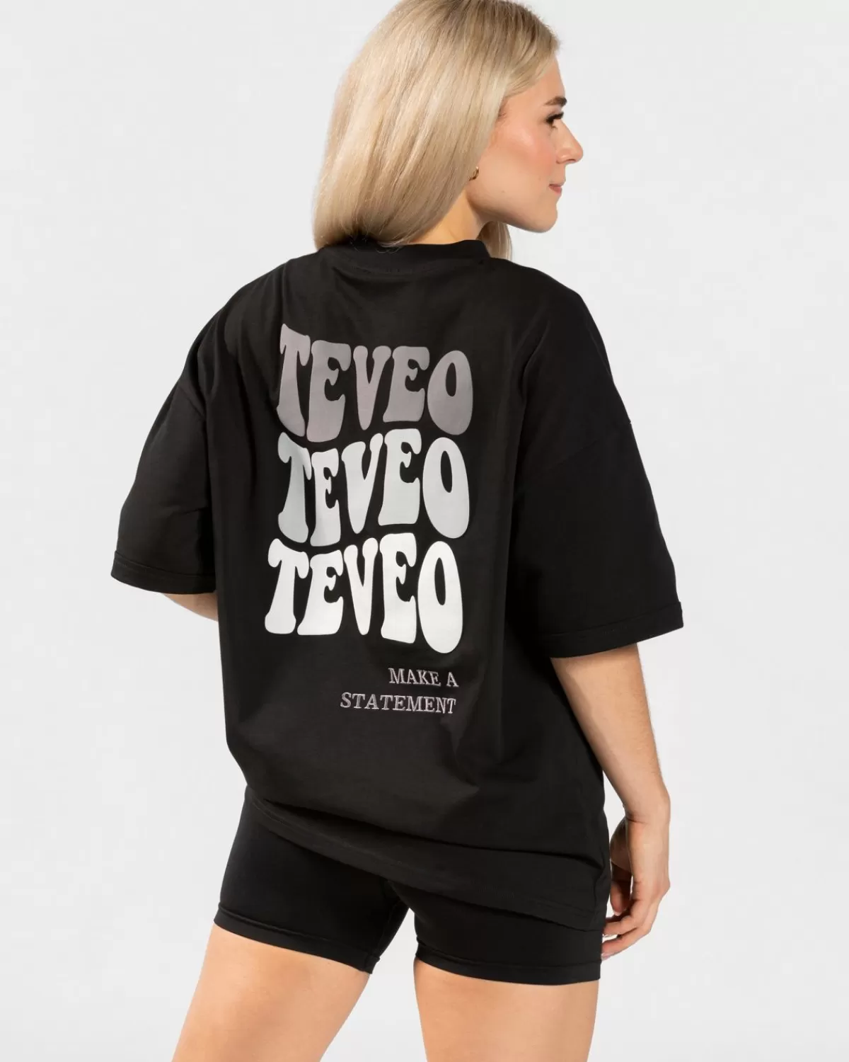 TEVEO Candy Oversized T-Shirt "Schwarz" Cheap