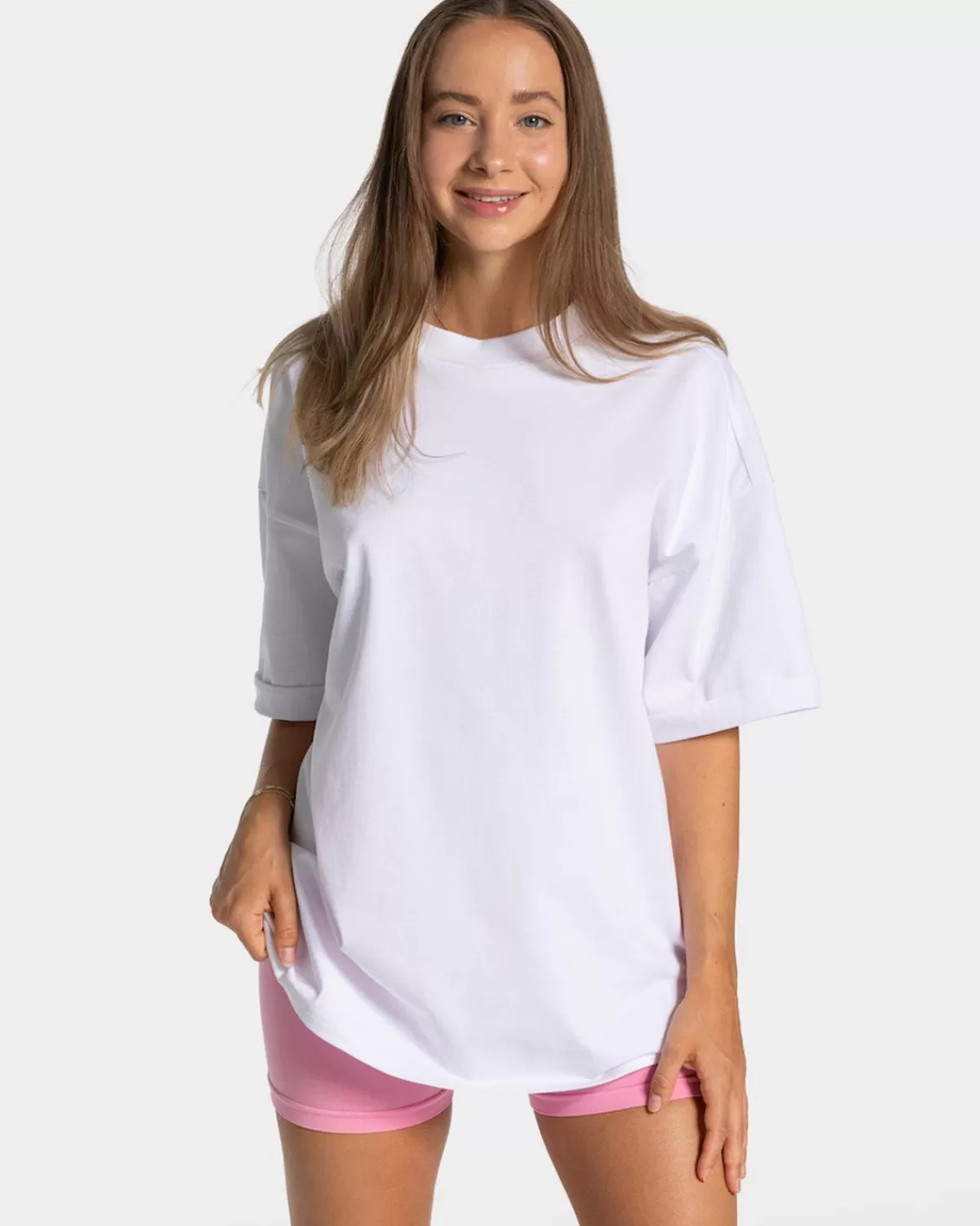 TEVEO Candy Oversized T-Shirt "Weis" New