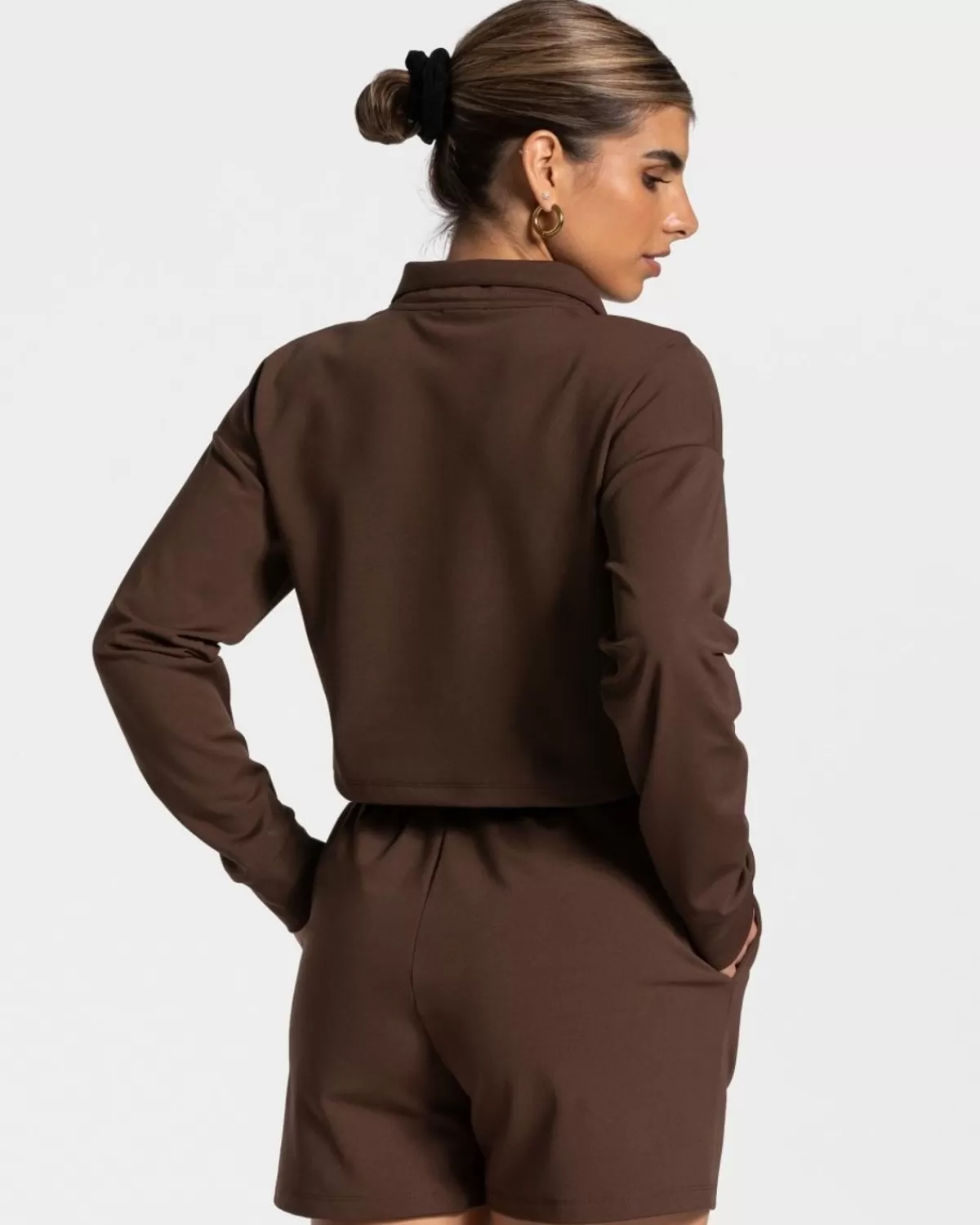 TEVEO Charming Zip Sweater "Braun" Sale