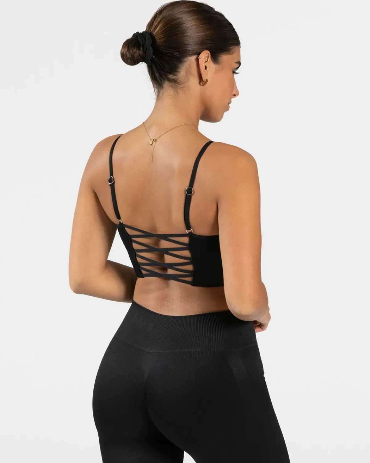 TEVEO Elegant Cross Top "Schwarz" Hot