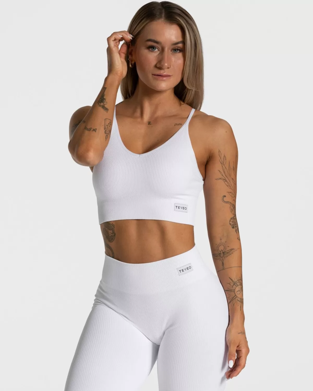 TEVEO Elegant Cross Top "Weis" Outlet