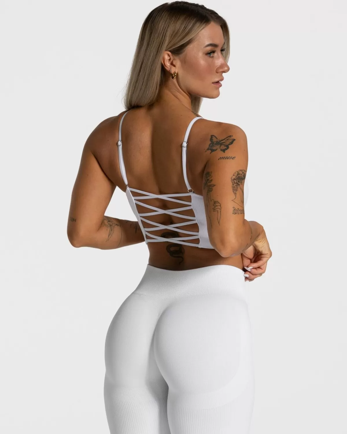 TEVEO Elegant Cross Top "Weis" Outlet