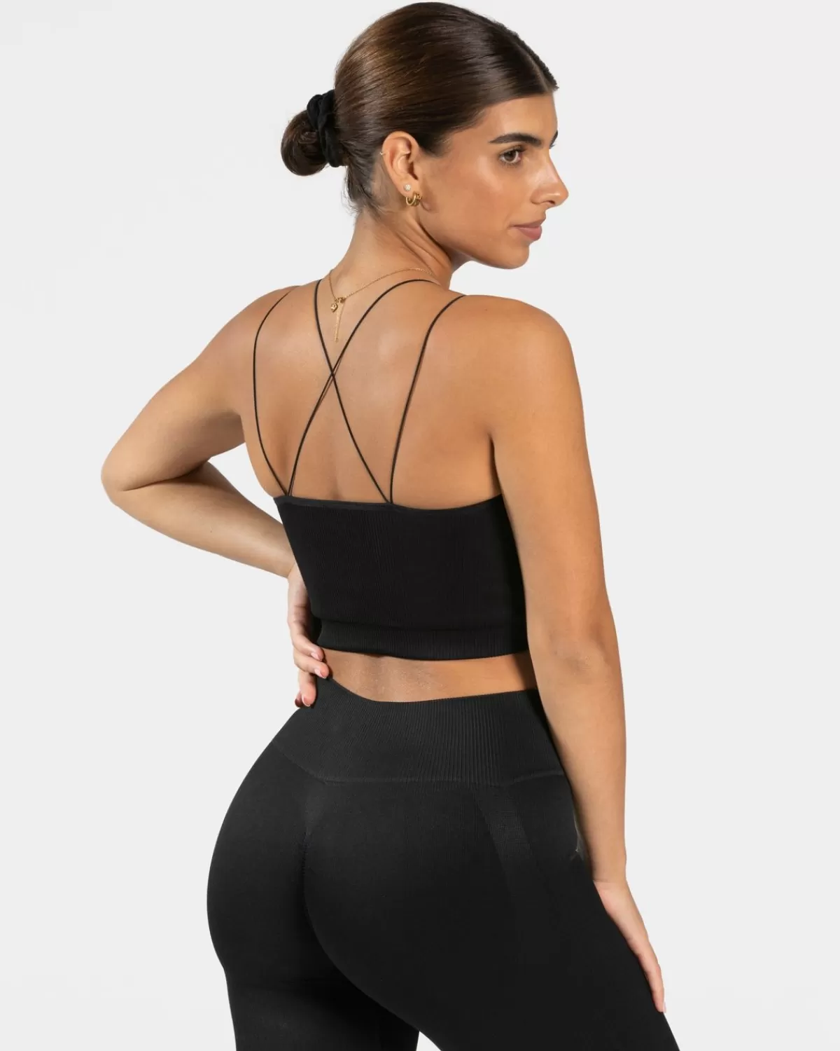 TEVEO Elegant Strap Top "Schwarz" Outlet