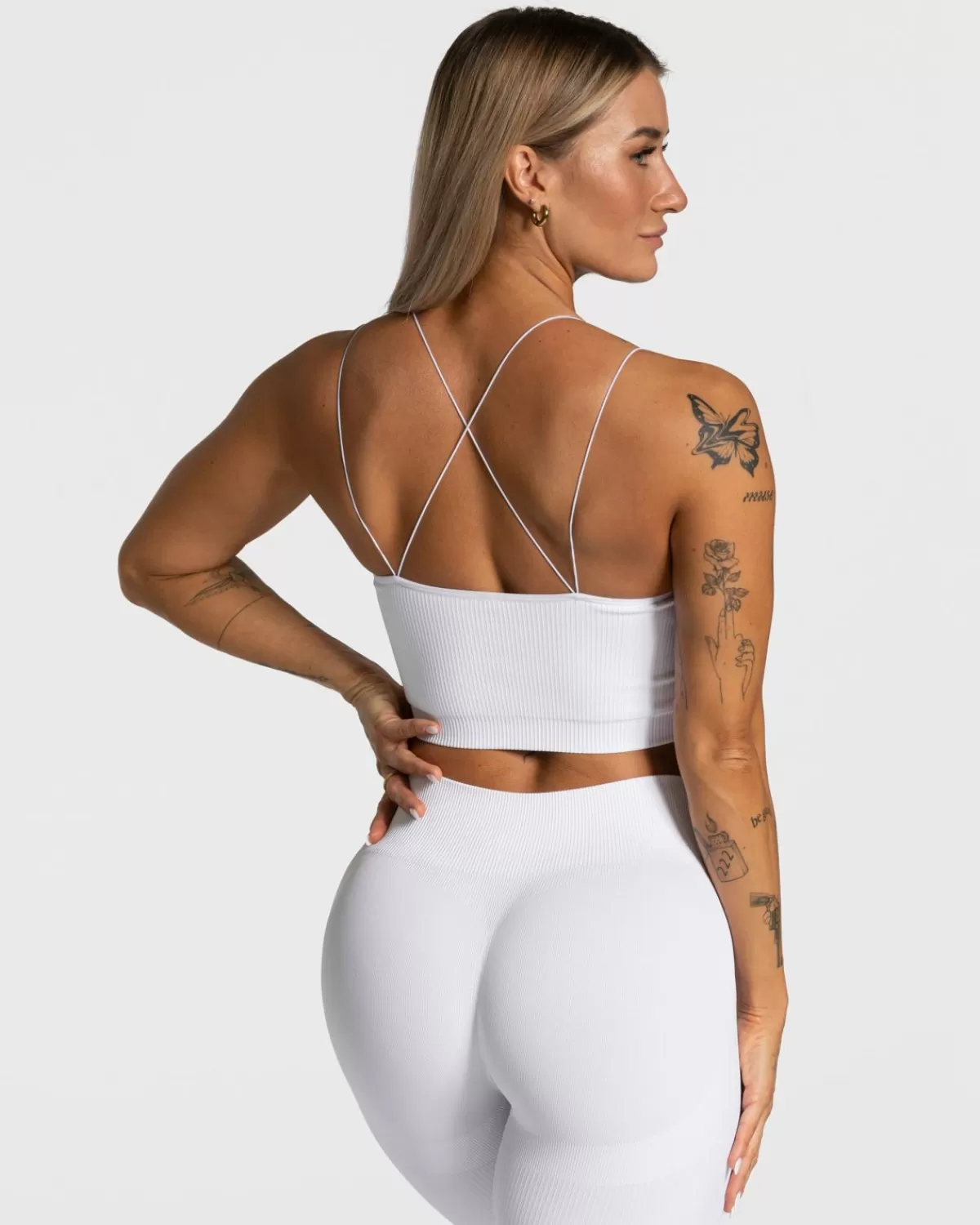 TEVEO Elegant Strap Top "Weis" Cheap
