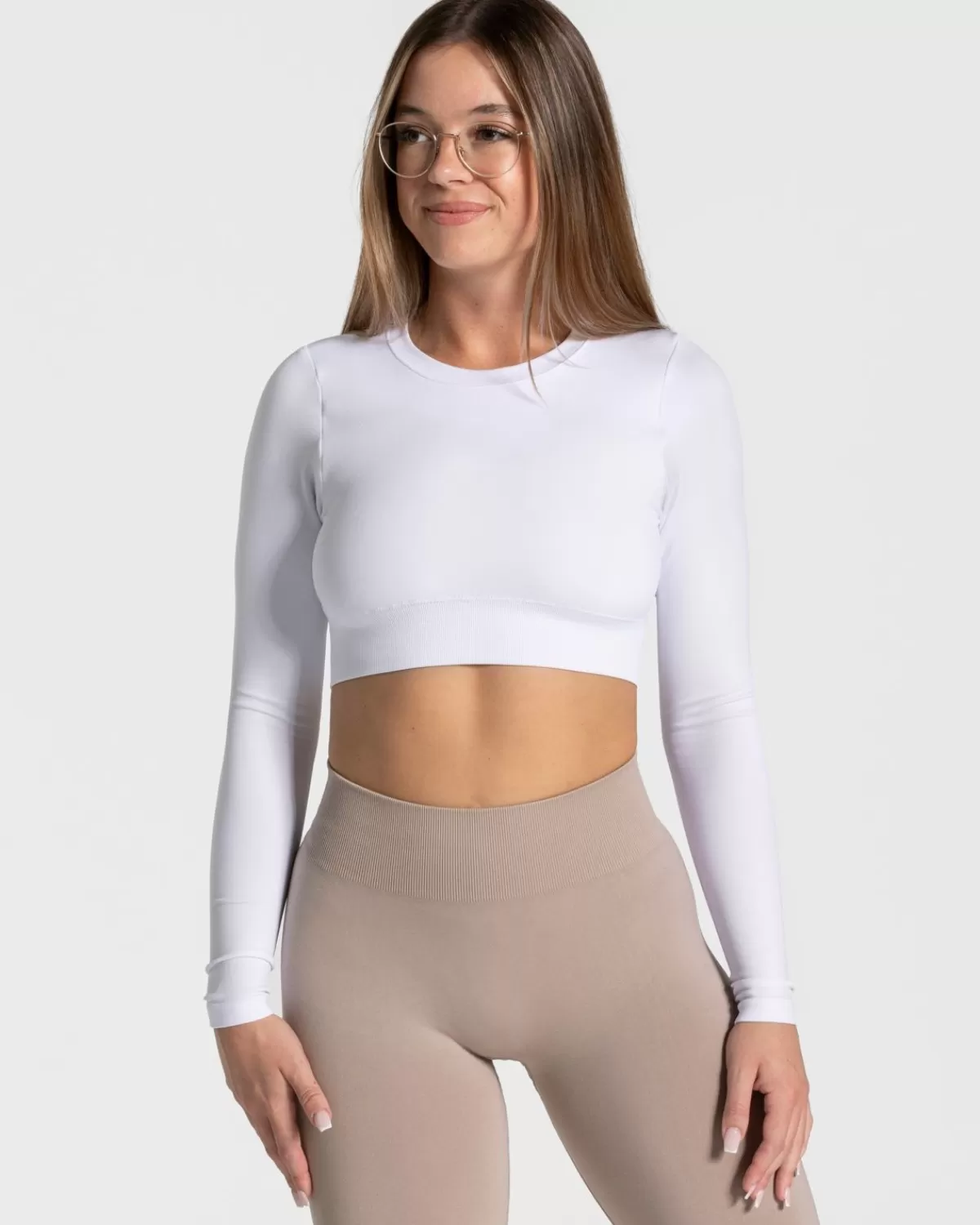 TEVEO Everyday Cut Out Longsleeve "Weis" Hot