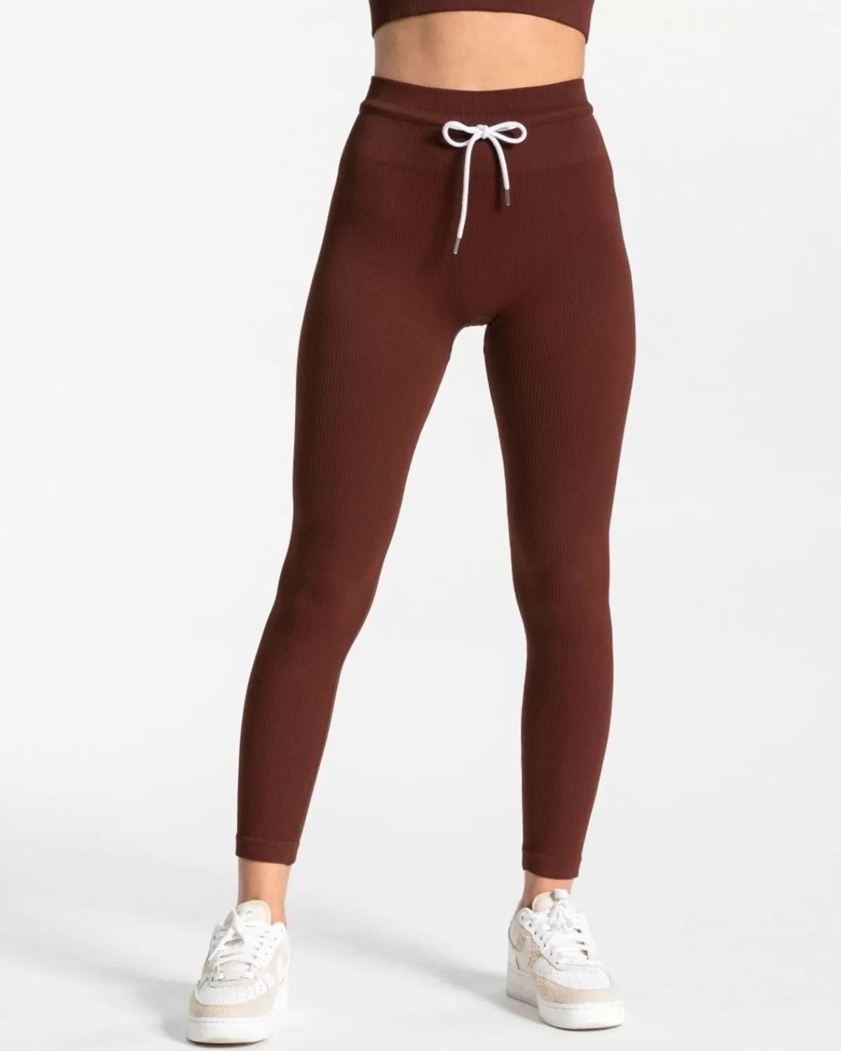 TEVEO Ribbed Leggings "Mahagoni" Fashion