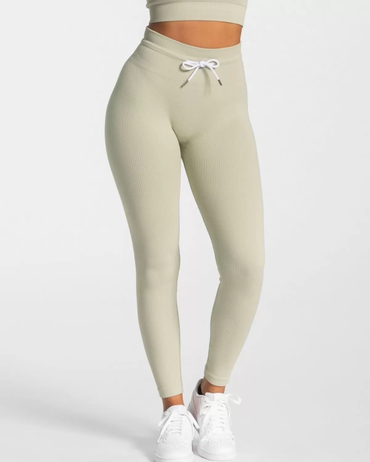 TEVEO Ribbed Leggings "Salbei" Fashion