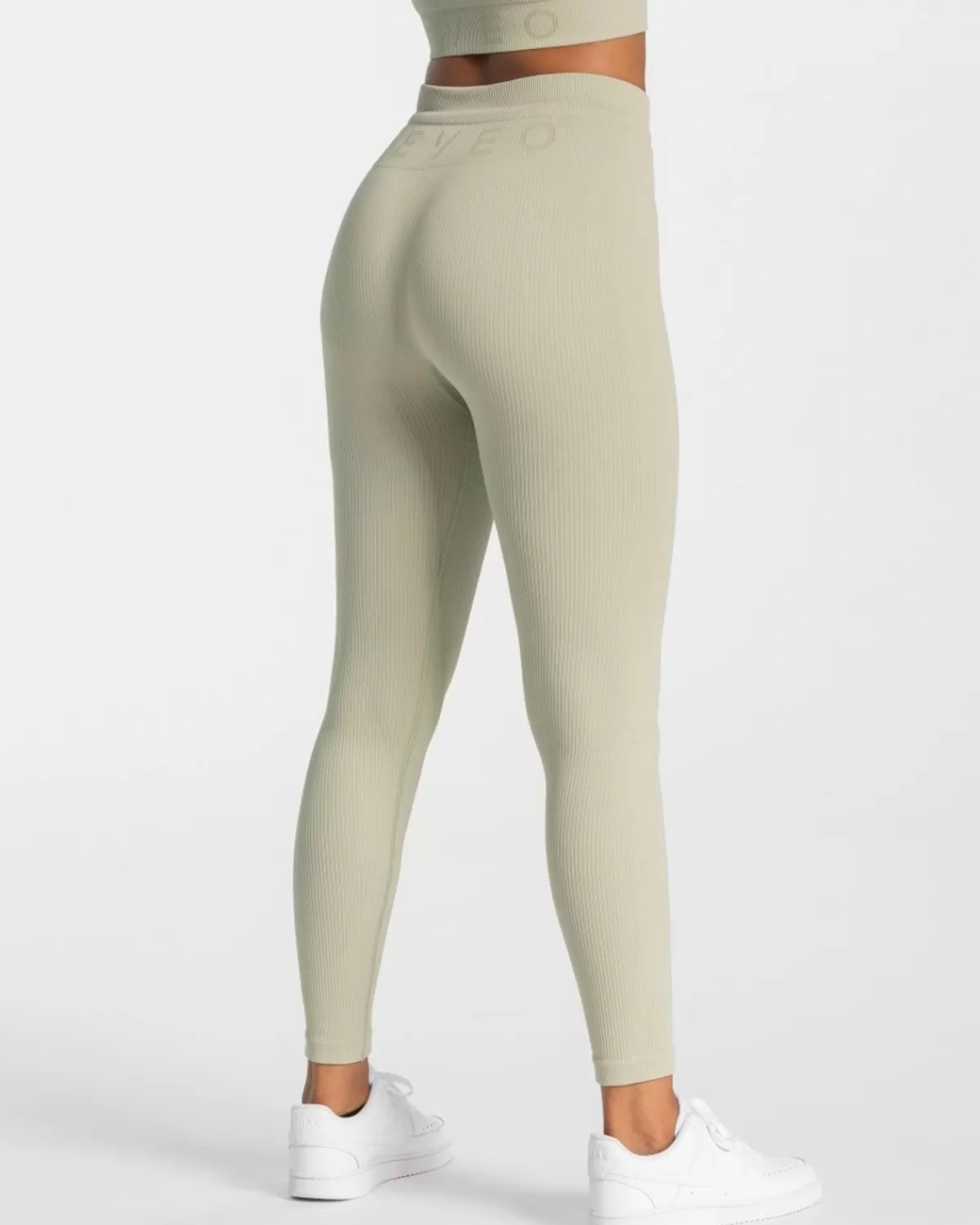 TEVEO Ribbed Leggings "Salbei" Fashion