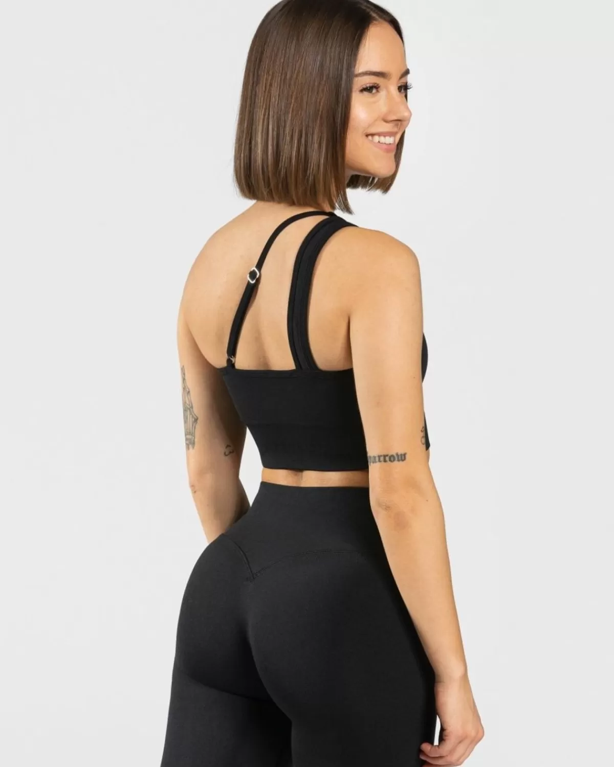 TEVEO Sassy One Shoulder Bh "Schwarz" Fashion
