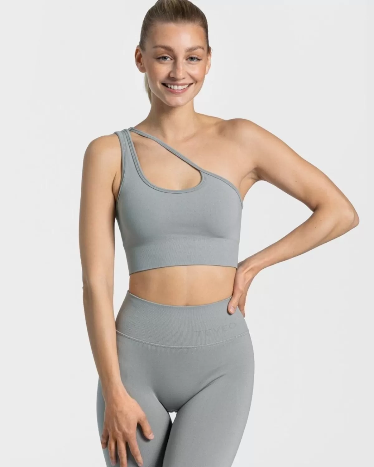 TEVEO Sassy One Shoulder Bh "Stahlblau" Shop