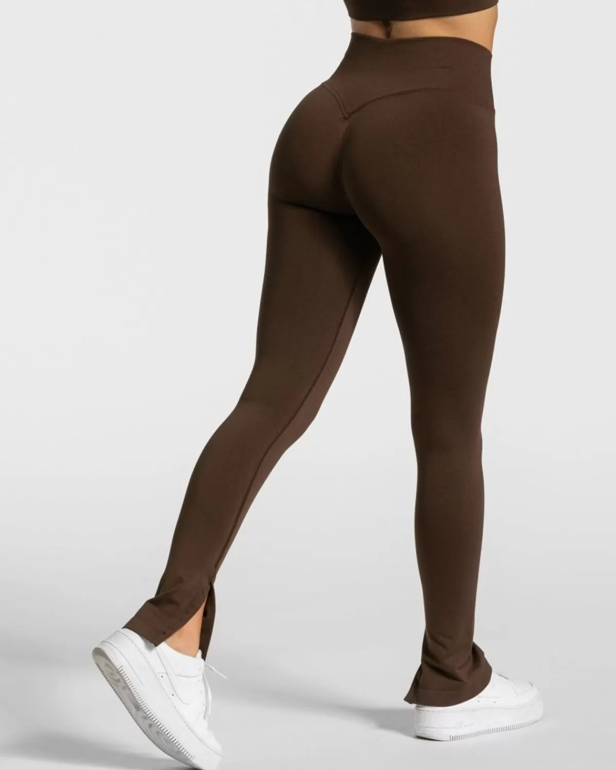 TEVEO Sassy Slit Leggings "Braun" Discount