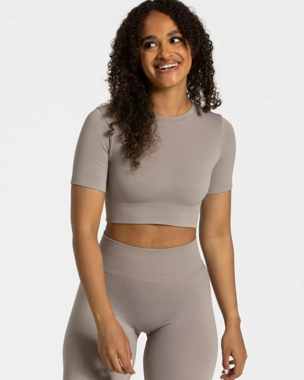 TEVEO Sensation Crop Top "Stone" Discount