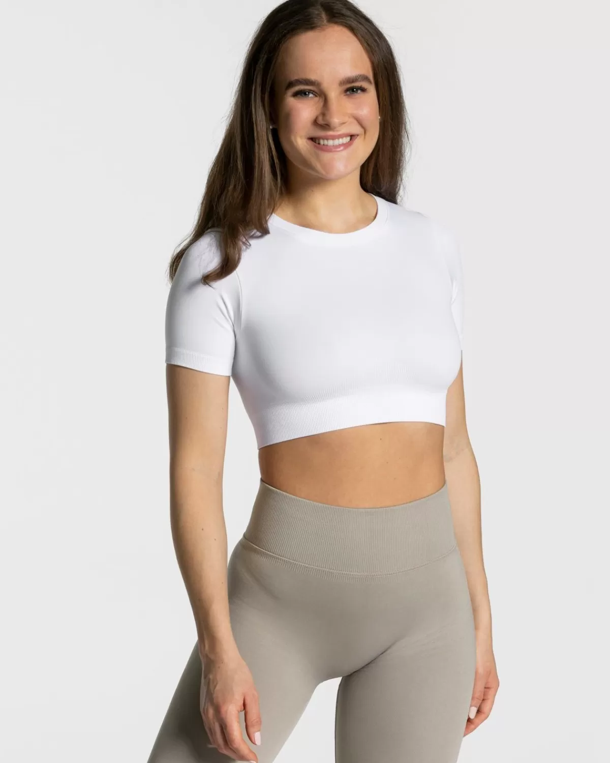 TEVEO Sensation Crop Top "Weis" Fashion