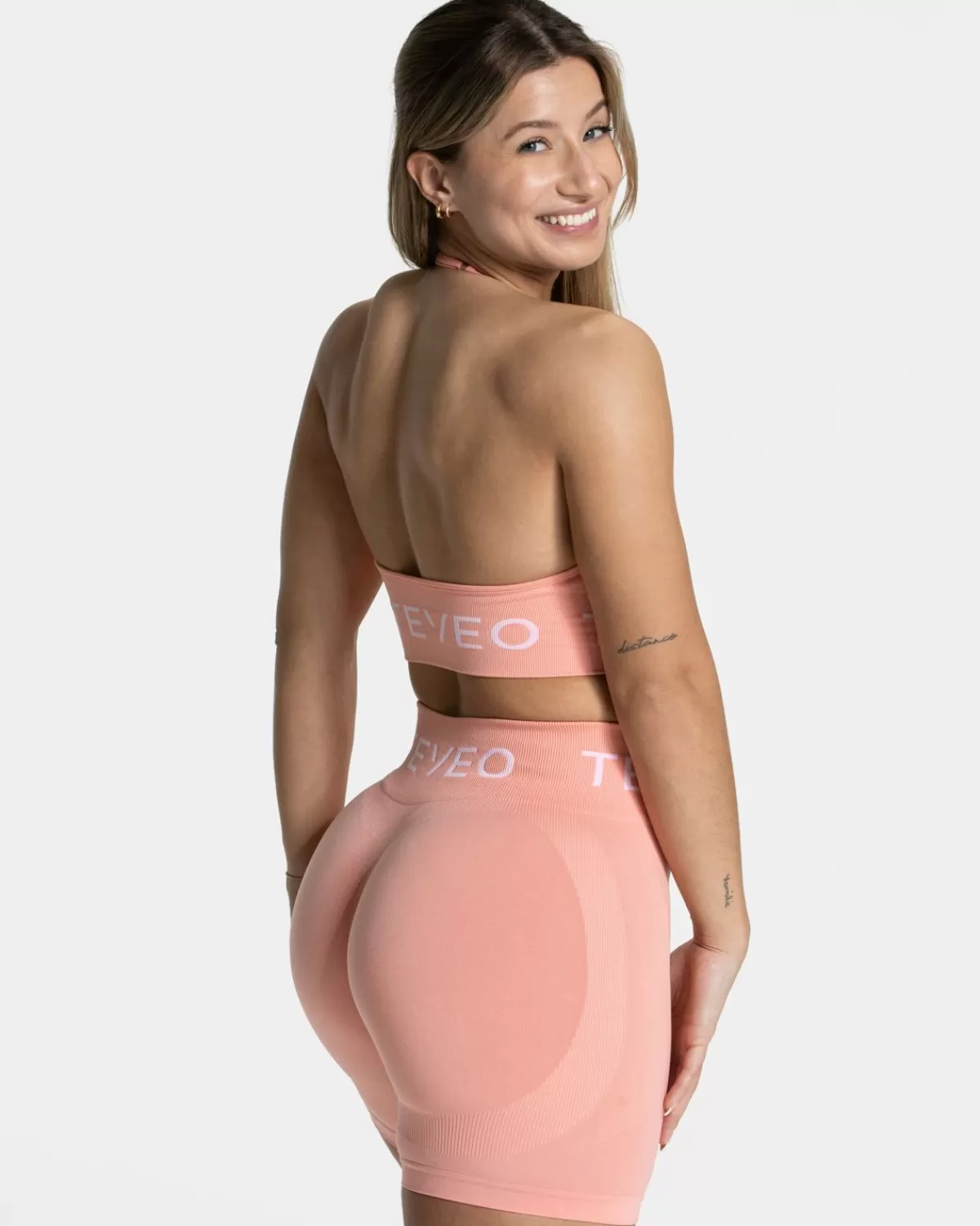 TEVEO Signature Neckholder Bh "Peach" Flash Sale