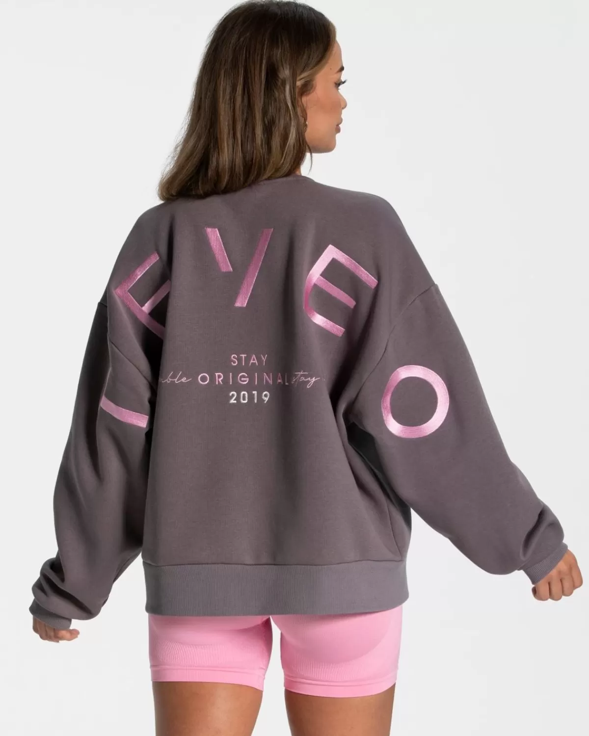 TEVEO Signature Oversized Sweater "Graphit" Hot