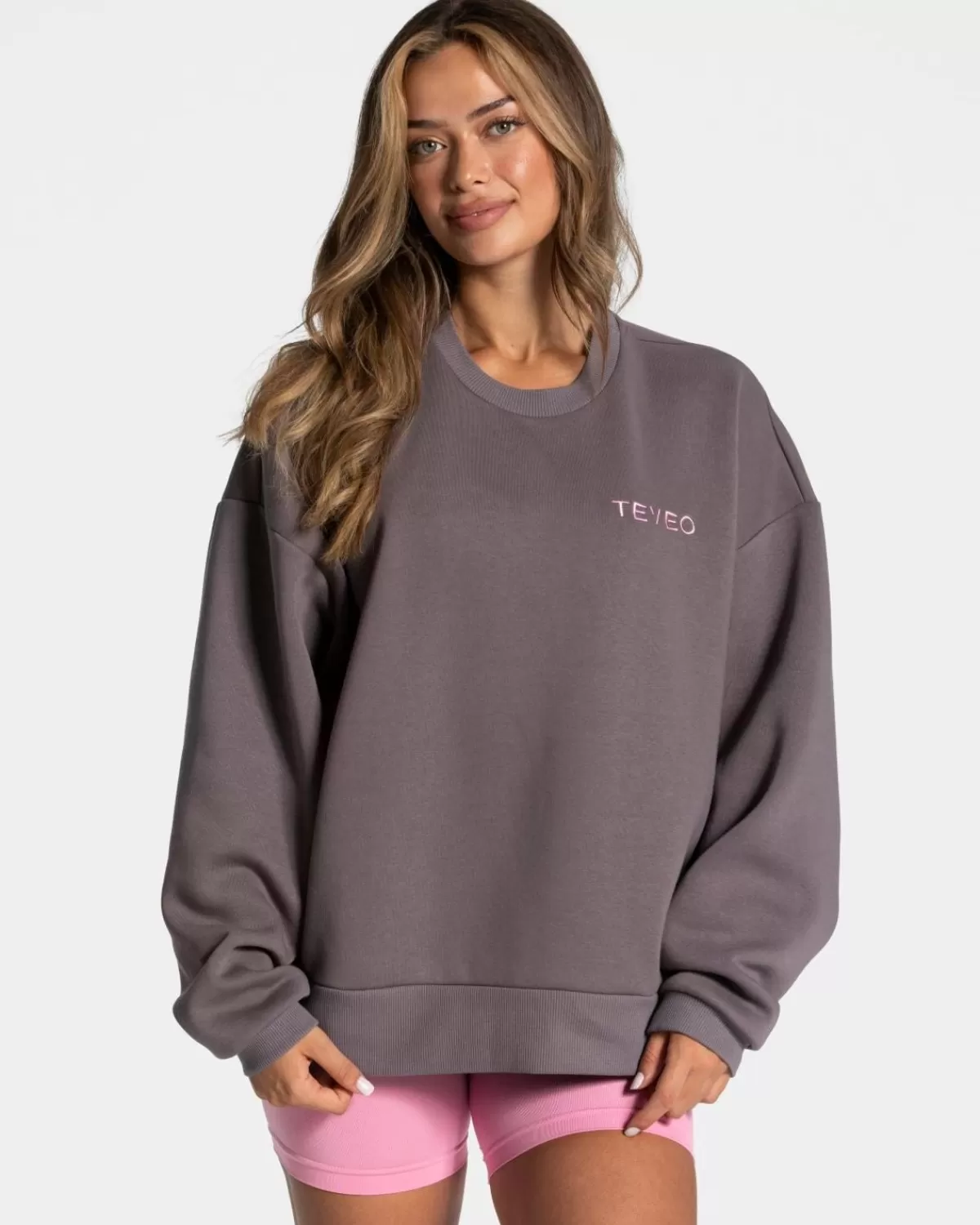 TEVEO Signature Oversized Sweater "Graphit" Hot