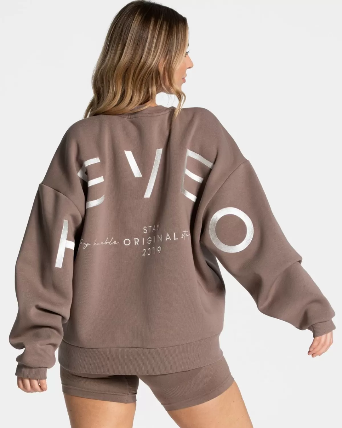 TEVEO Signature Oversized Sweater "Mokka" Best