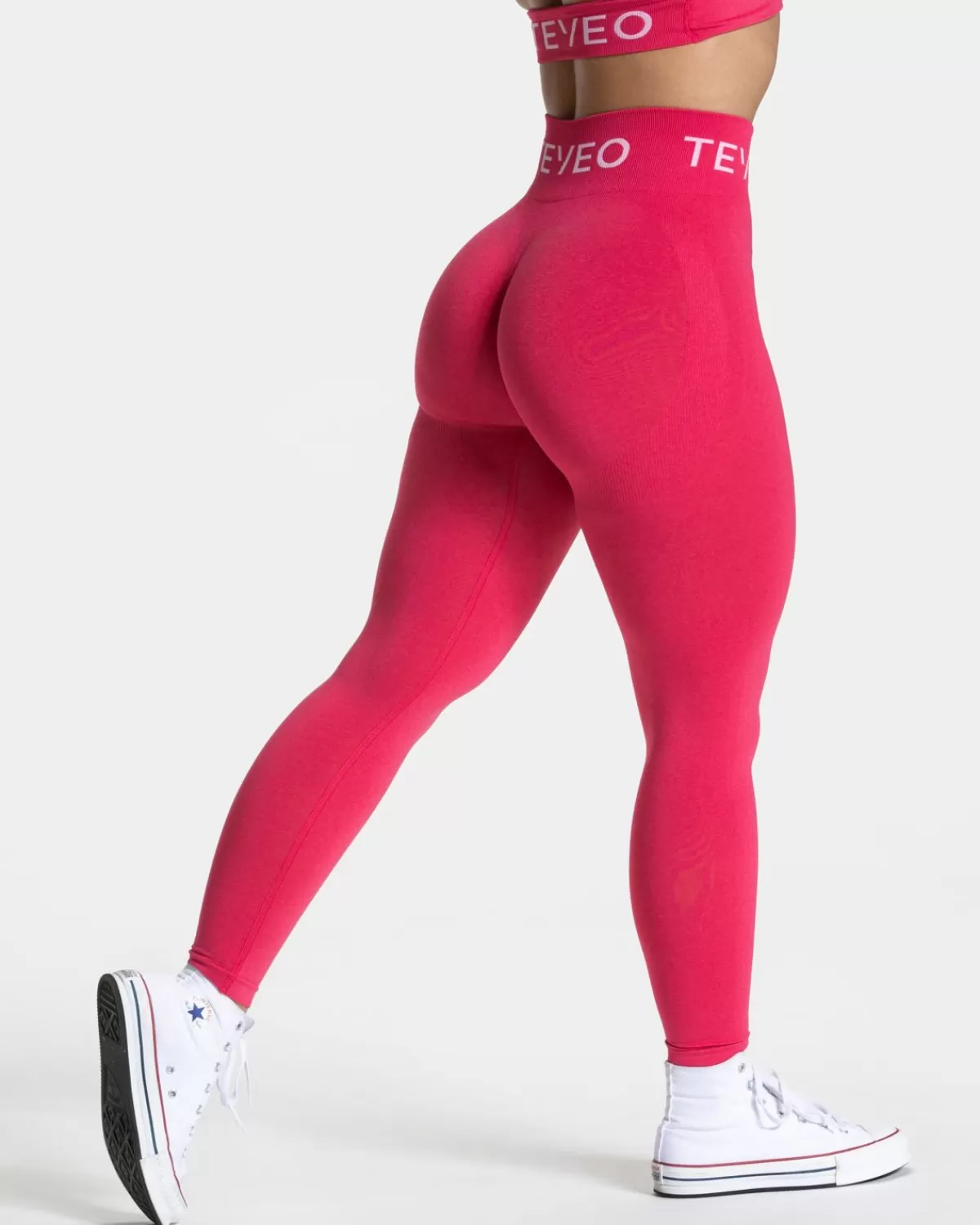 TEVEO Signature Scrunch Leggings "Berry" Store