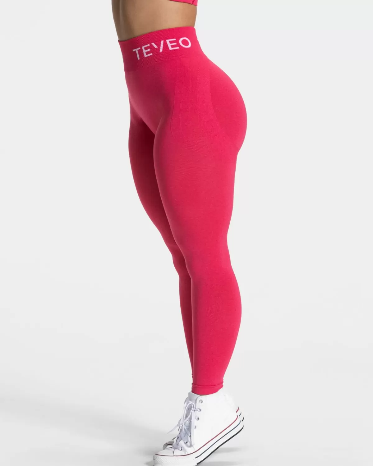 TEVEO Signature Scrunch Leggings "Berry" Store