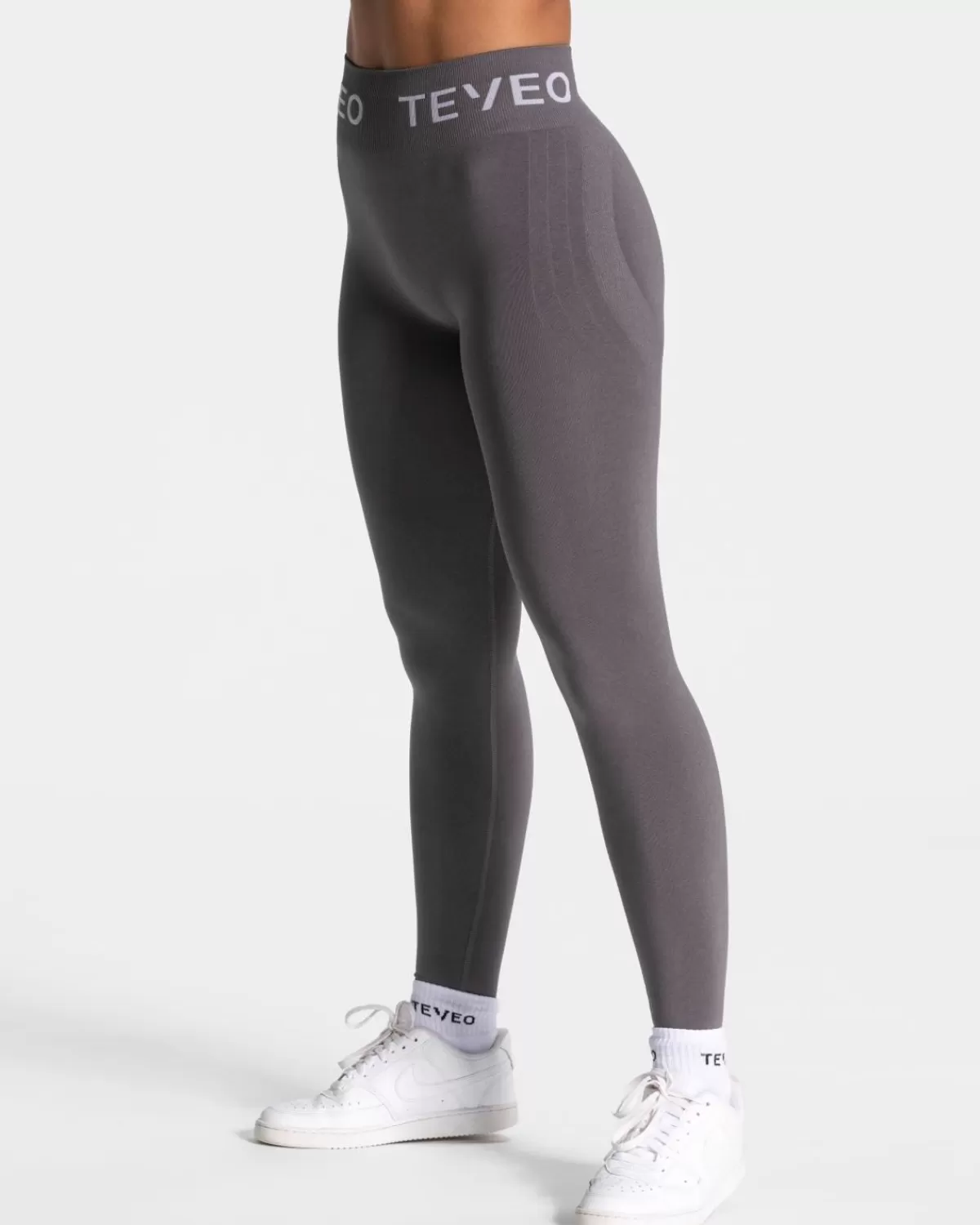 TEVEO Signature Scrunch Leggings "Graphit" Hot
