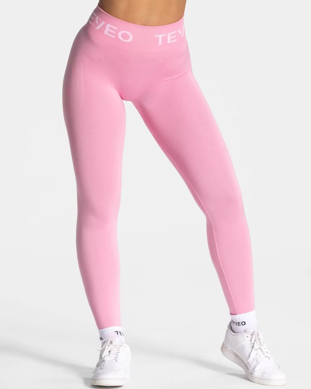 TEVEO Signature Scrunch Leggings "Pink" Flash Sale