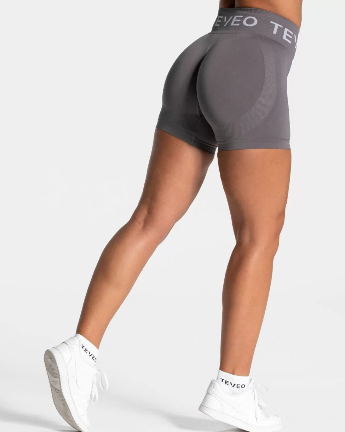 TEVEO Signature Scrunch Short "Graphit" Best Sale