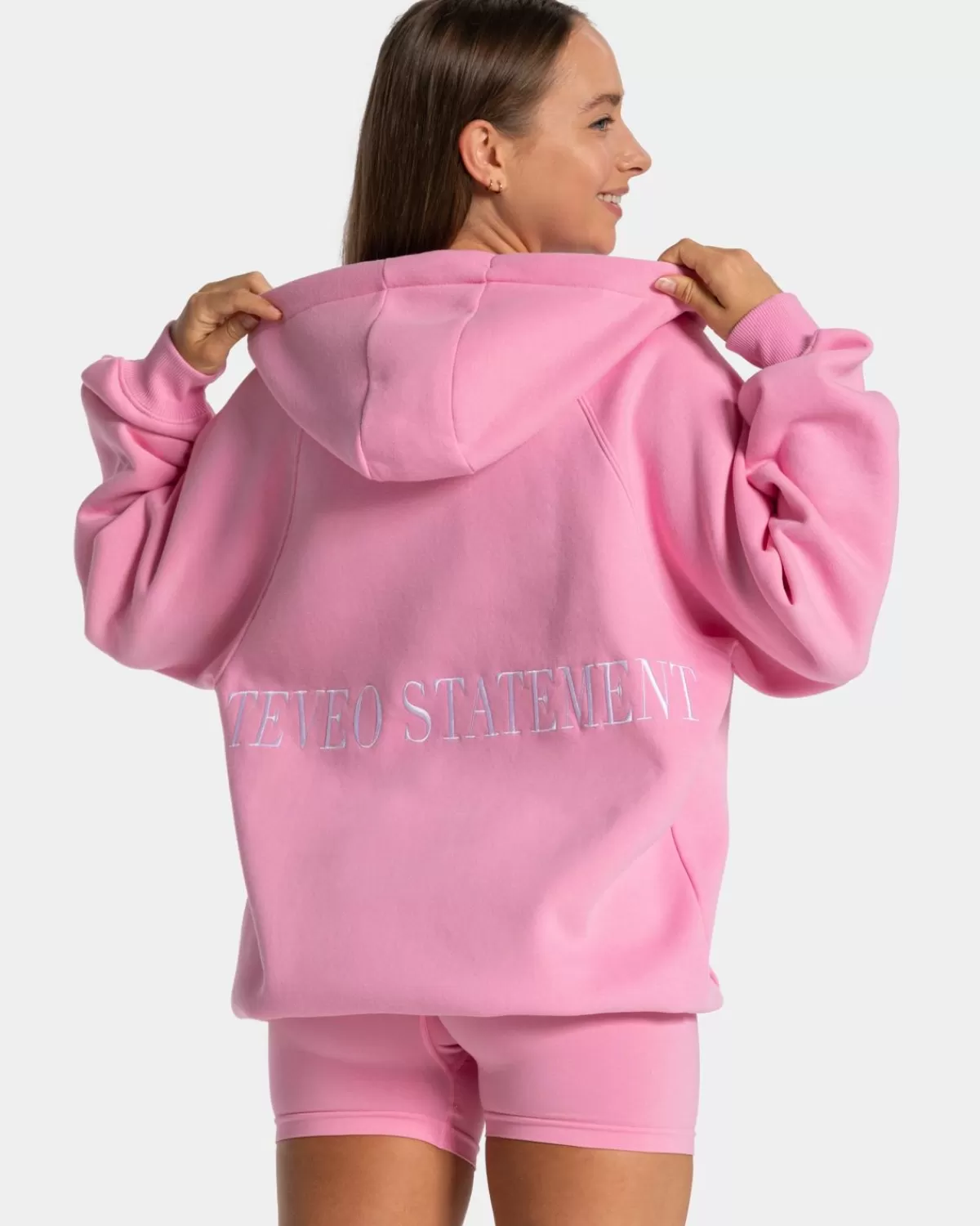 TEVEO Statement Oversized Jacke "Pink" Cheap