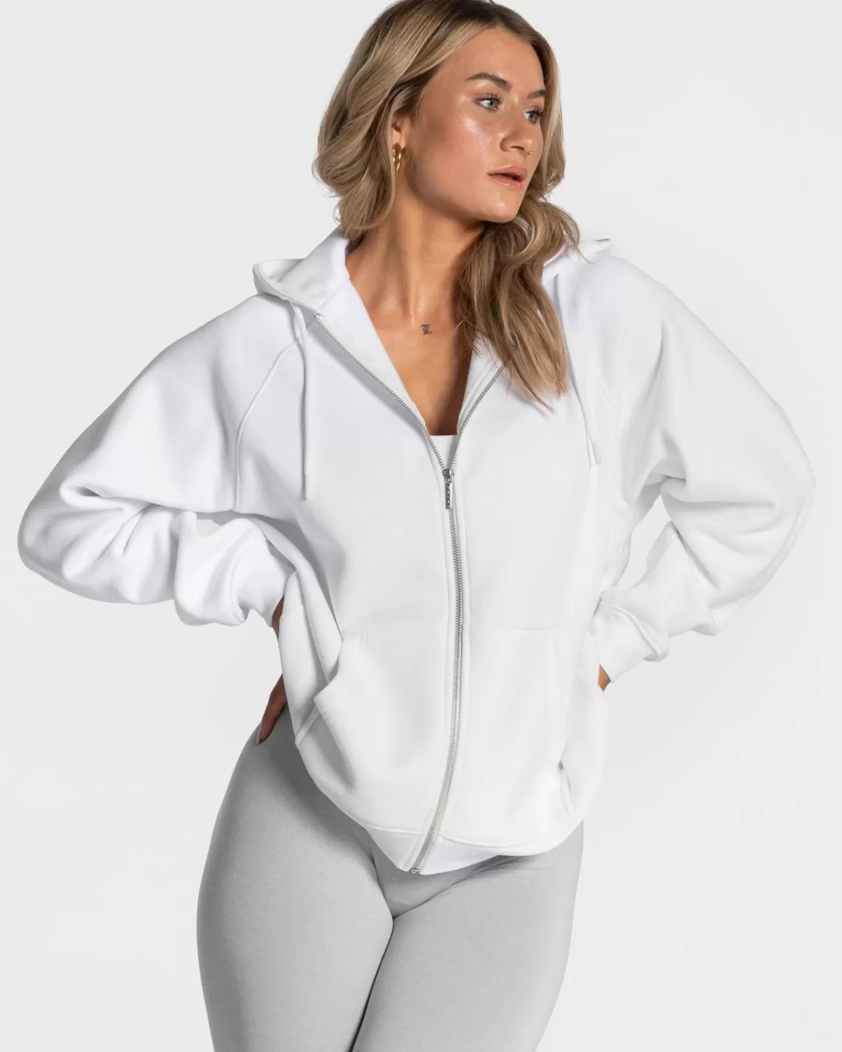 TEVEO Statement Oversized Jacke "Weis" Fashion