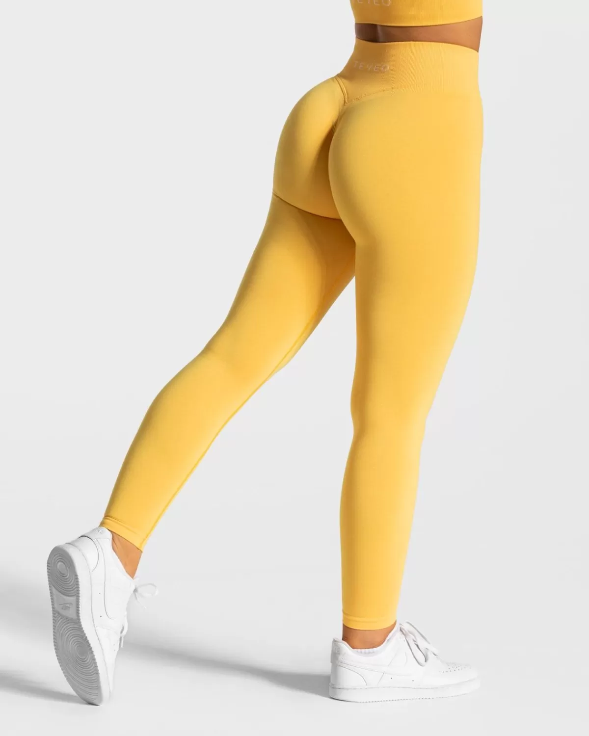 TEVEO Statement Scrunch Leggings "Gelb" Discount