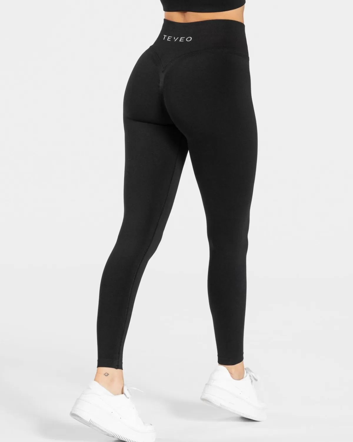 TEVEO Statement Scrunch Leggings "Schwarz" Best
