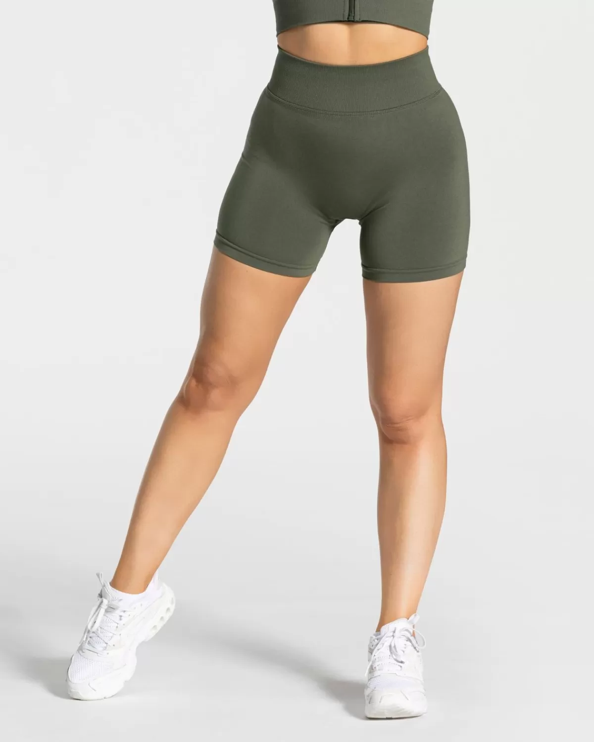 TEVEO Statement Scrunch Short "Khaki" Clearance
