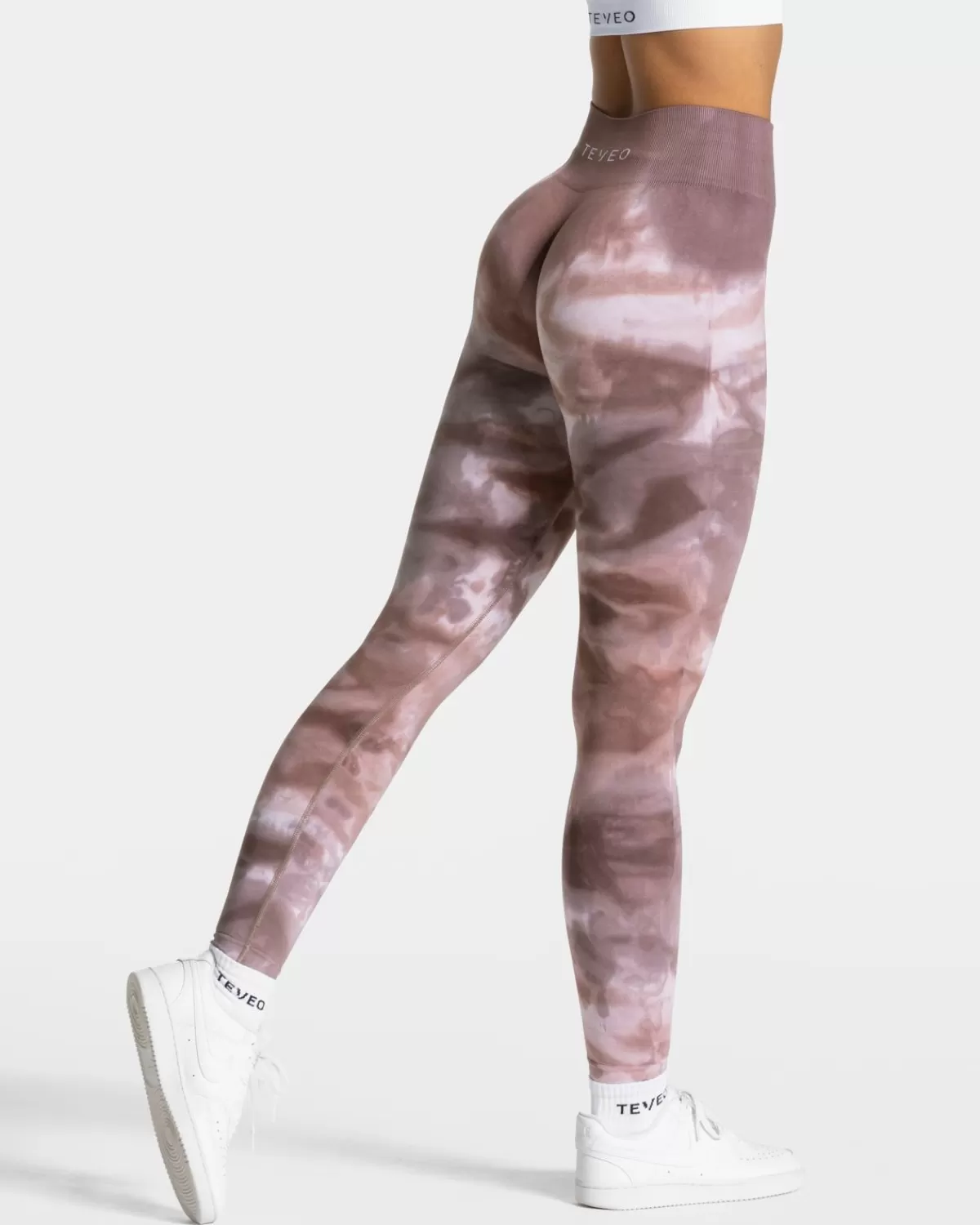 TEVEO Tie Dye Scrunch Leggings "Earth" Shop