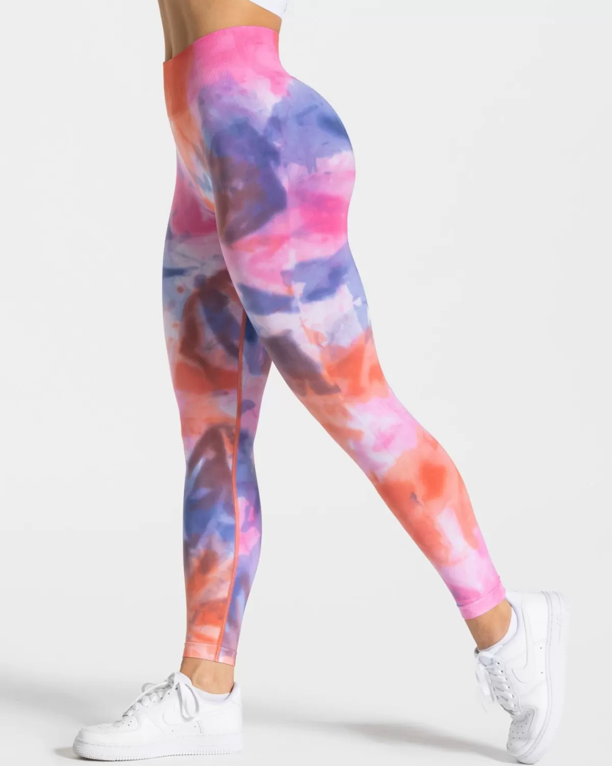 TEVEO Tie Dye Scrunch Leggings "Hot" Cheap