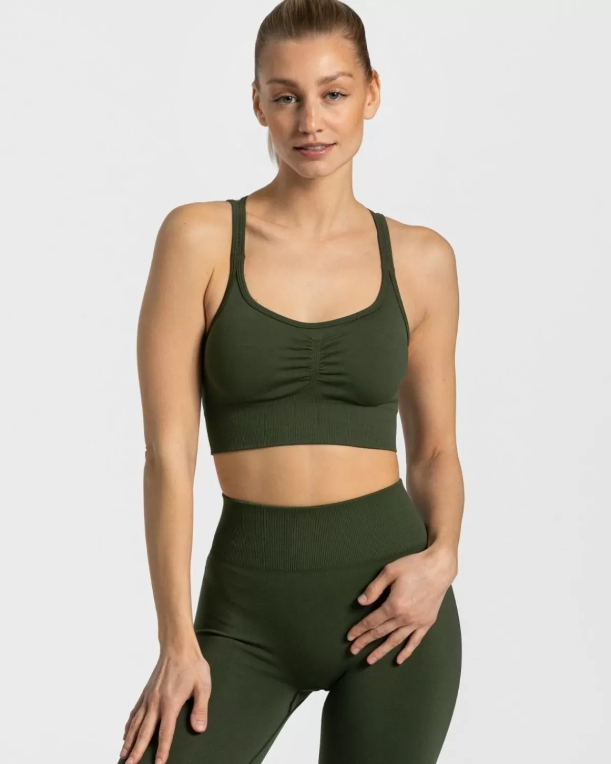 TEVEO Timeless Scrunch Bh "Khaki" Cheap