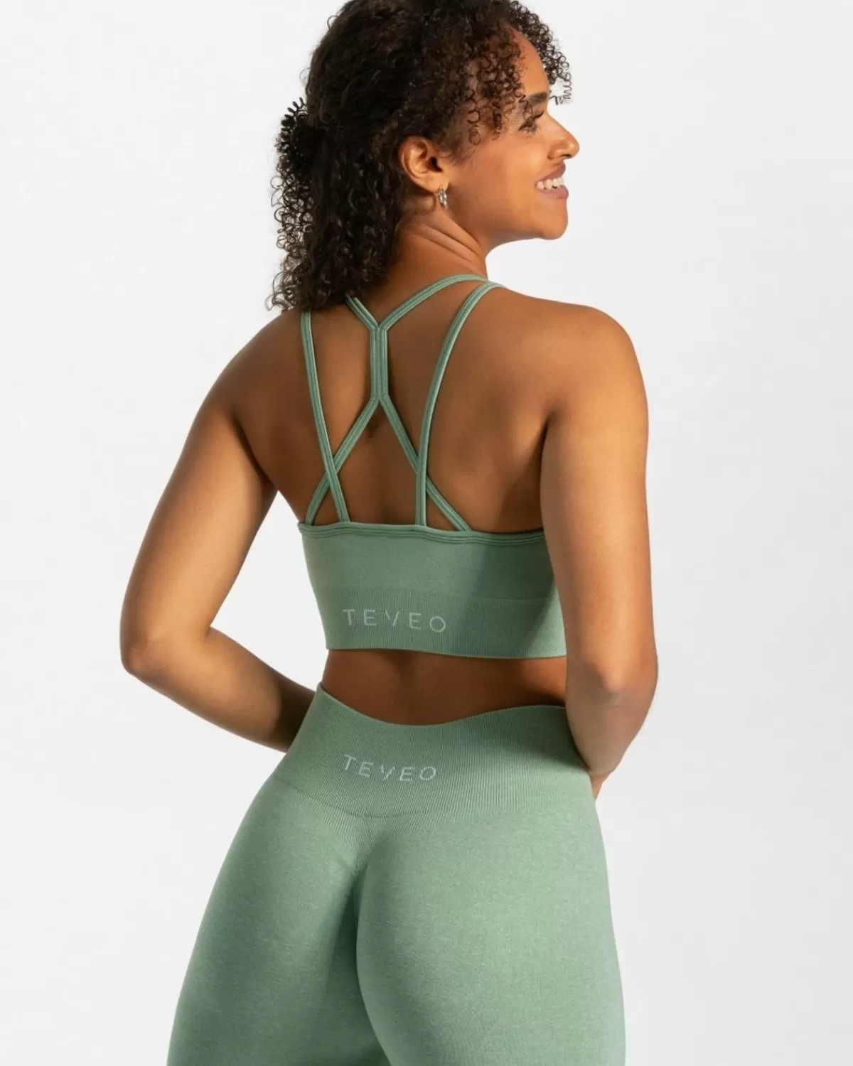 TEVEO Timeless Scrunch Bh "Salbei" Hot