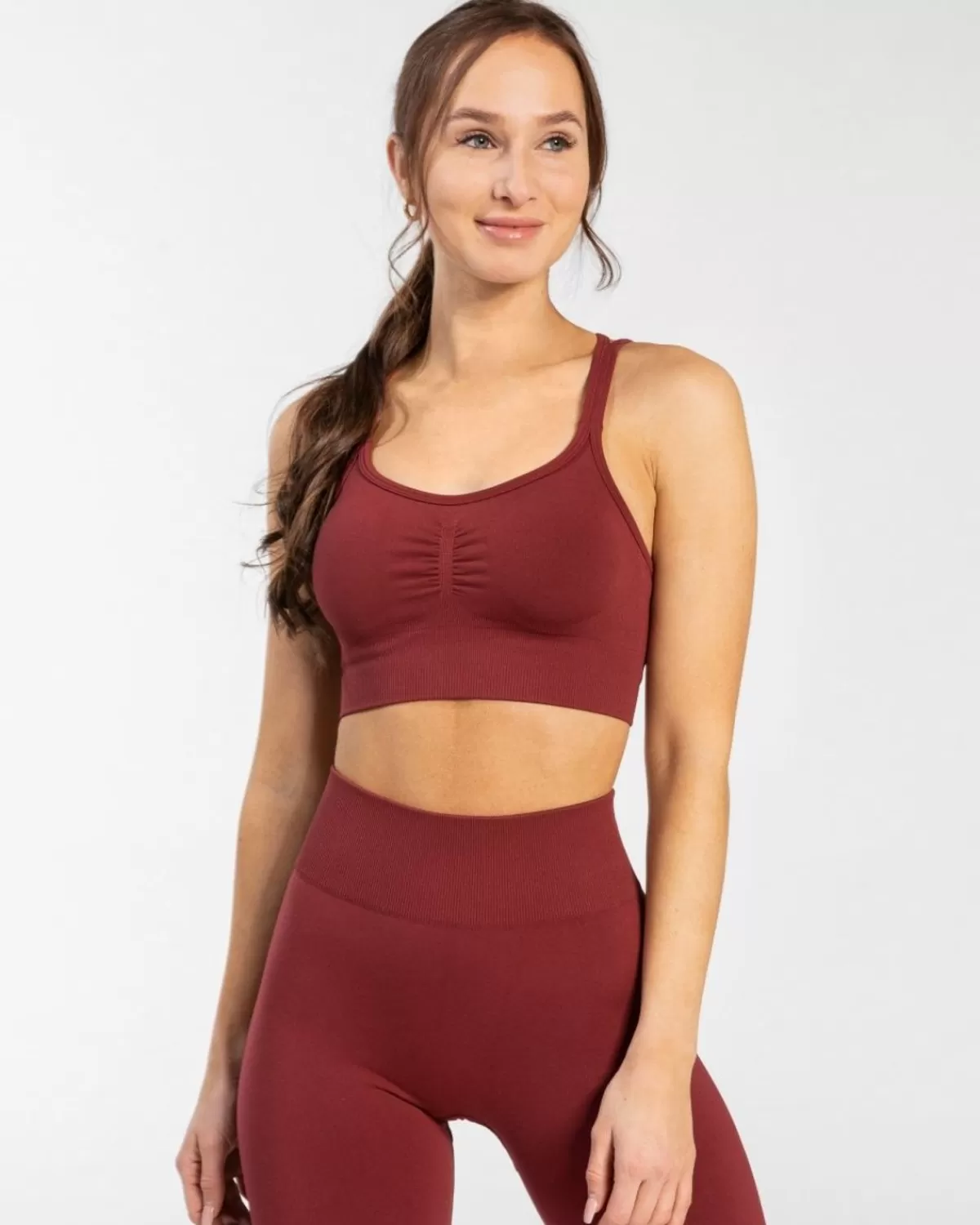 TEVEO Timeless Scrunch Bh "Weinrot" Fashion