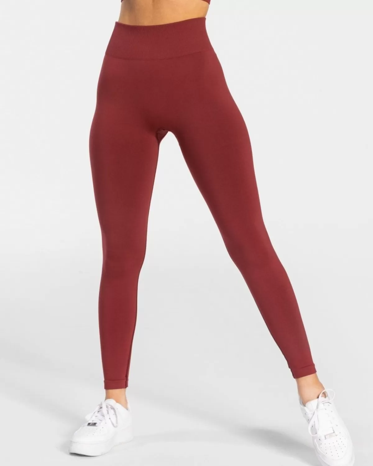 TEVEO Timeless Scrunch Leggings "Weinrot" Hot