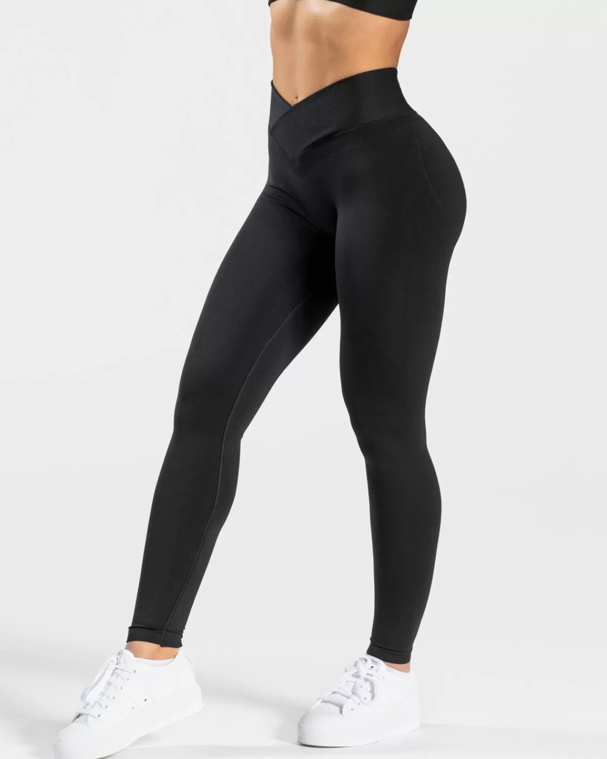 TEVEO V-Shape Leggings "Schwarz" New